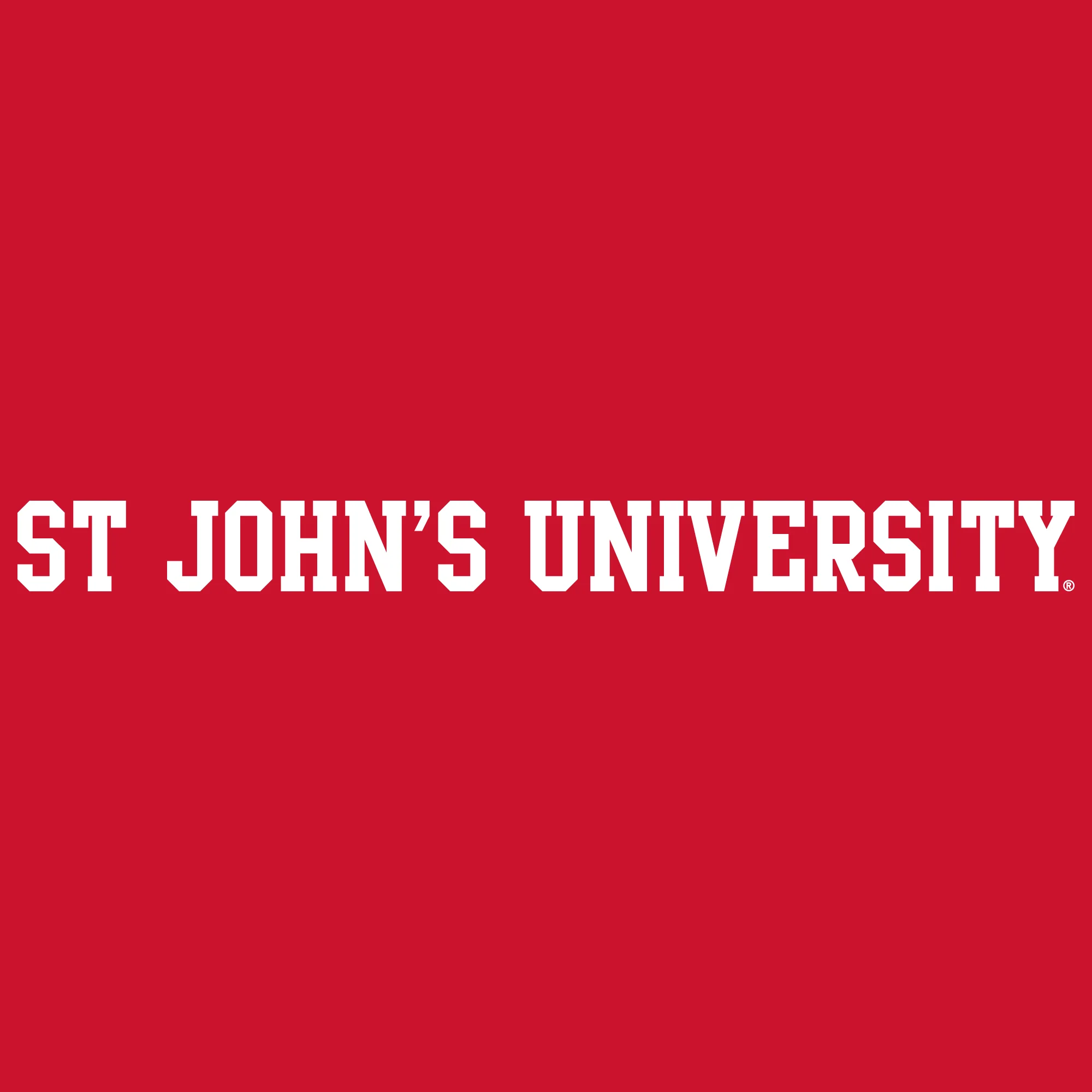 St John's University Red Storm Basic Block Hoodie - Red - Image 2