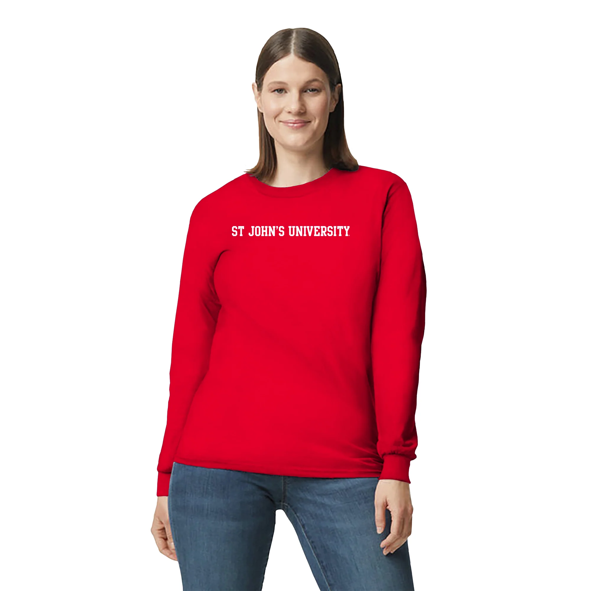 St John's University Red Storm Basic Block Long Sleeve T-Shirt - Red - Image 4
