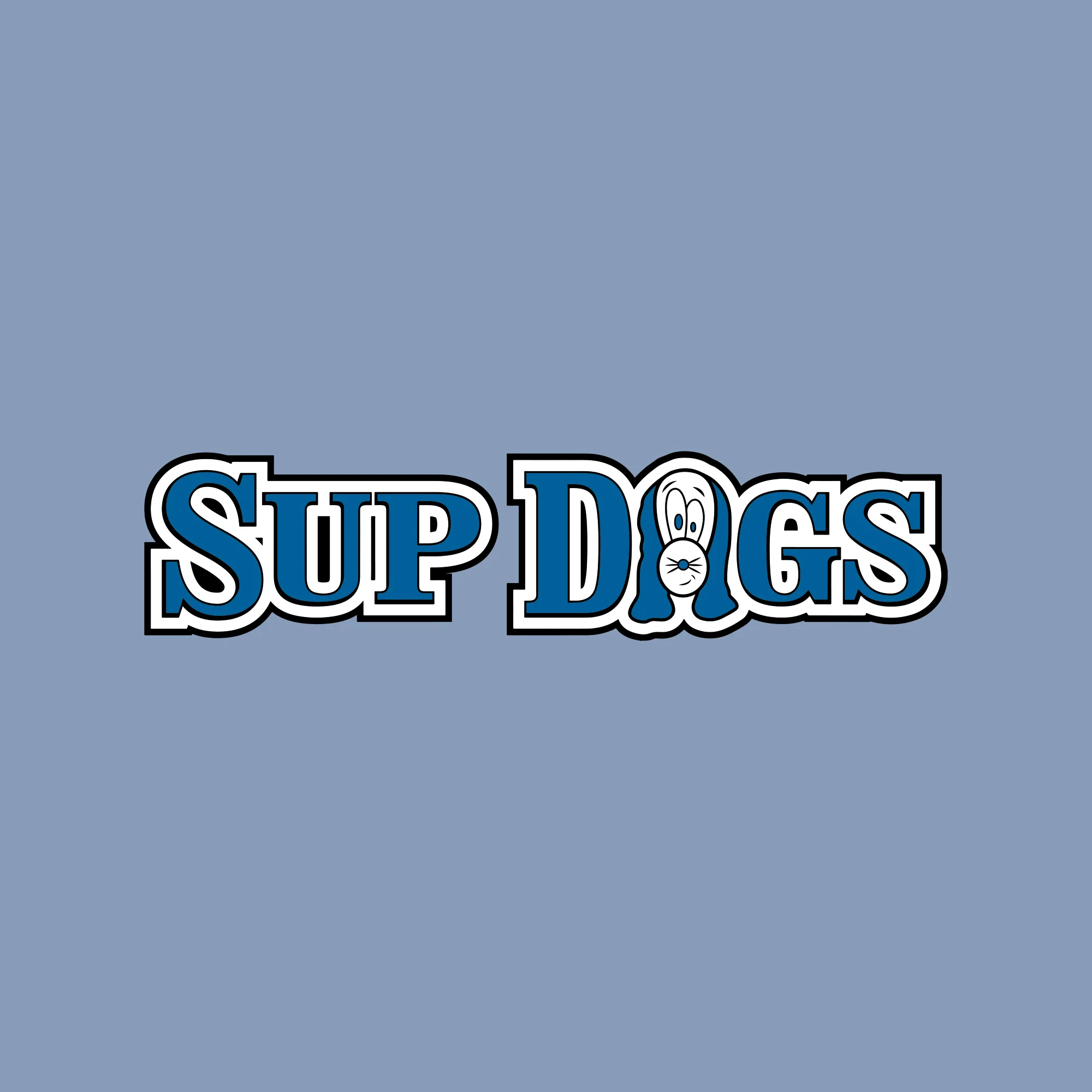 Sup Dogs Best 6 Inches Comfort Colors T-Shirt - Washed Denim - Image 3