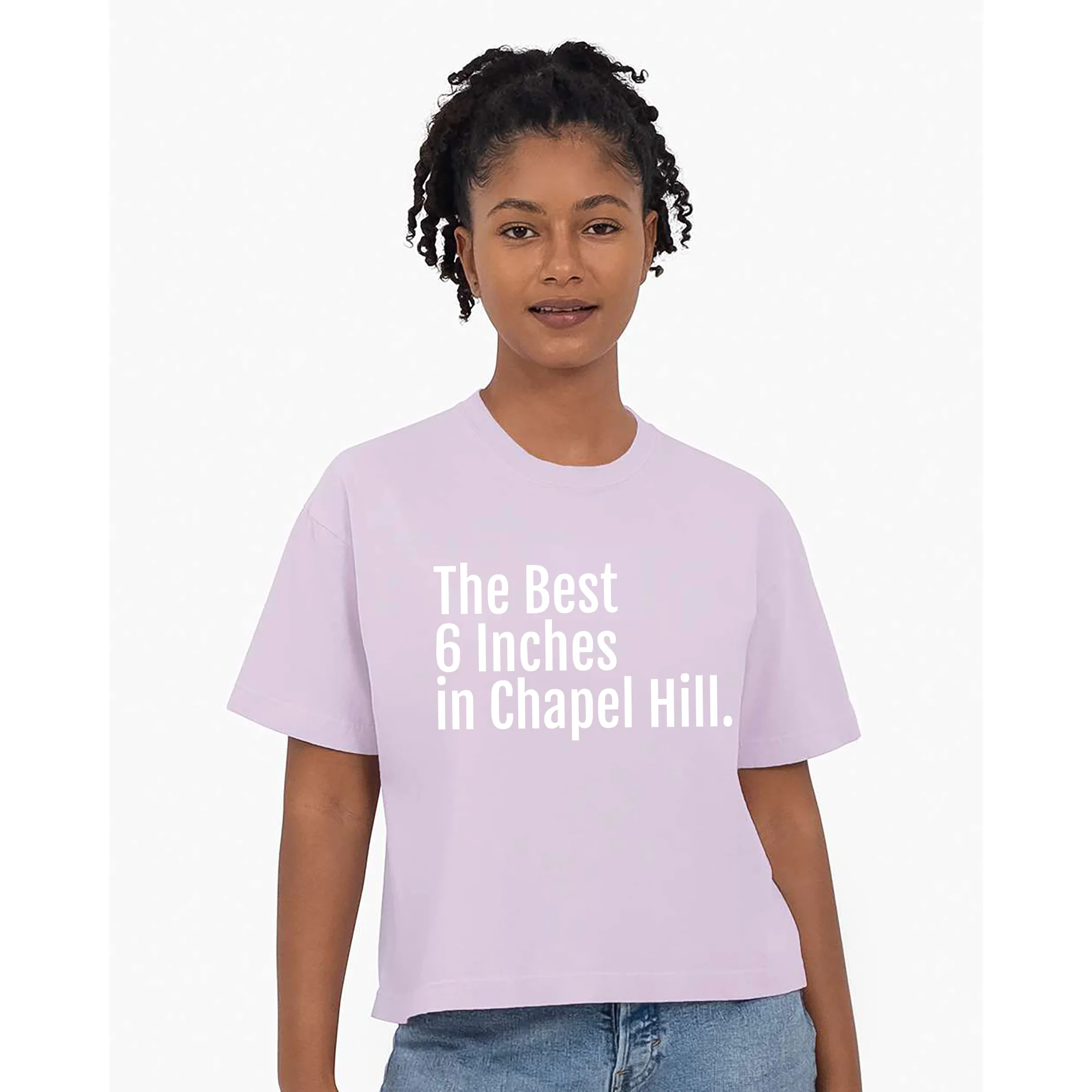 Sup Dogs Best 6 Inches Womens Comfort Colors Boxy Tee - Orchid - Image 3