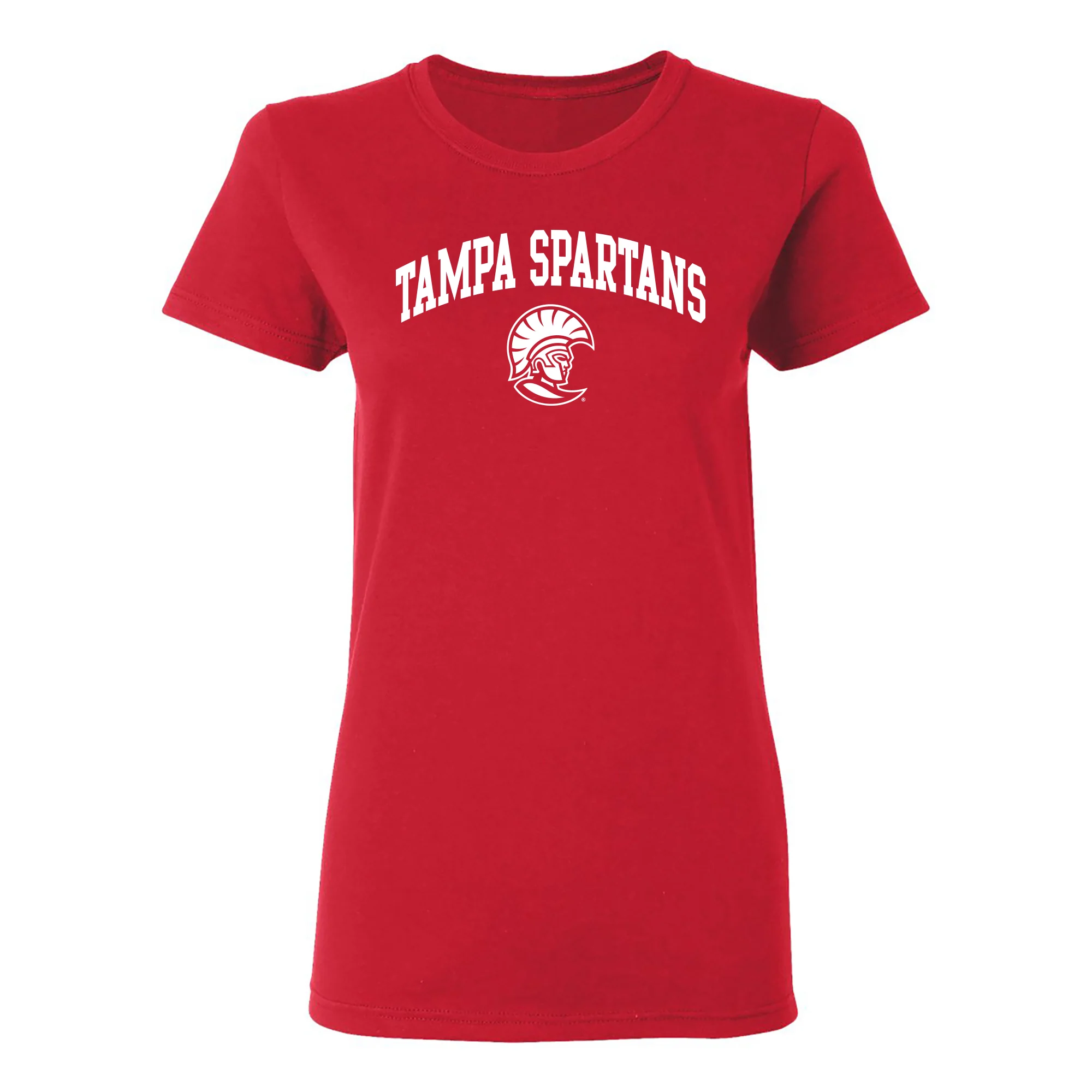 Tampa Arch Logo Womens T-Shirt - Red