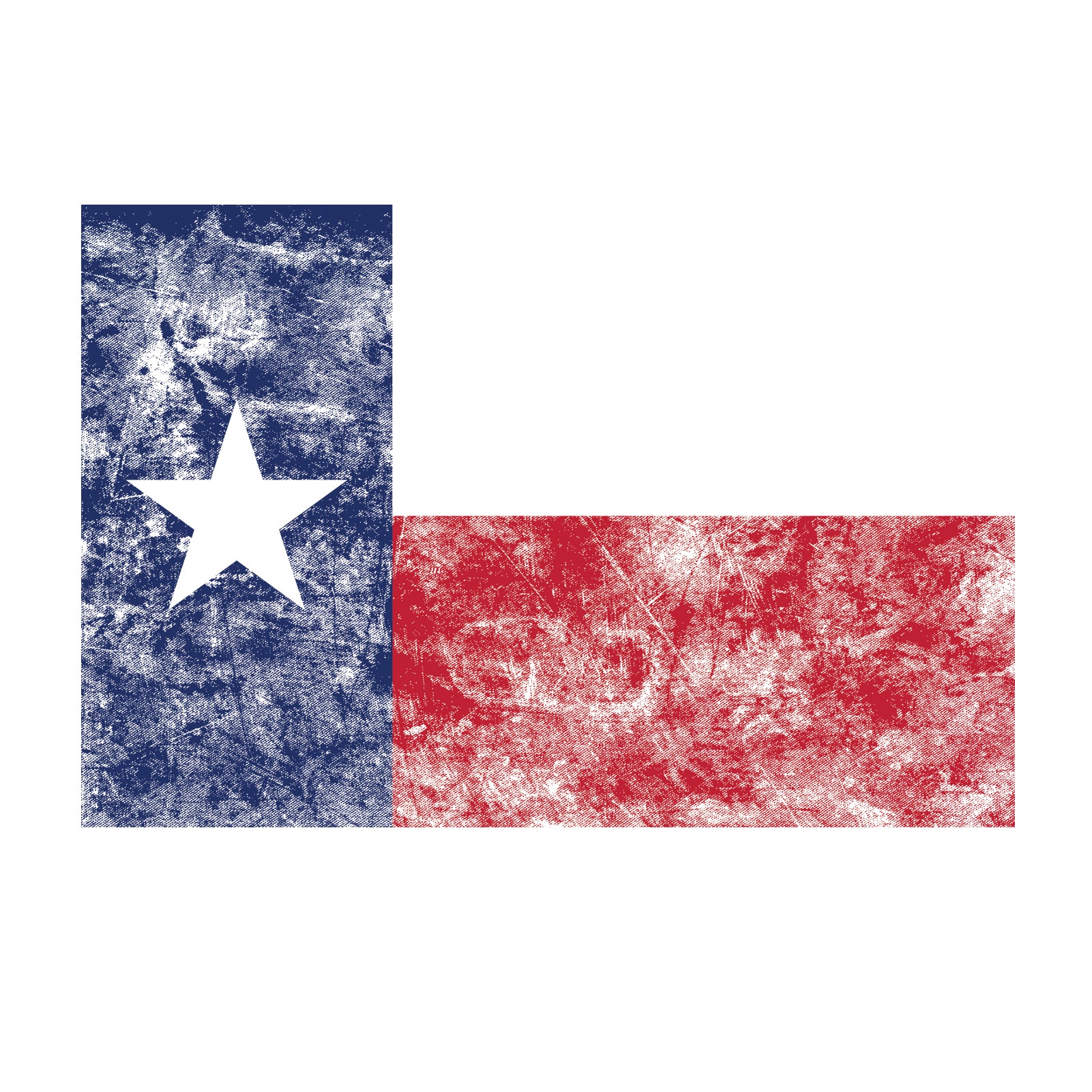 Texas State Flag NLA T-Shirt - White - Image 2