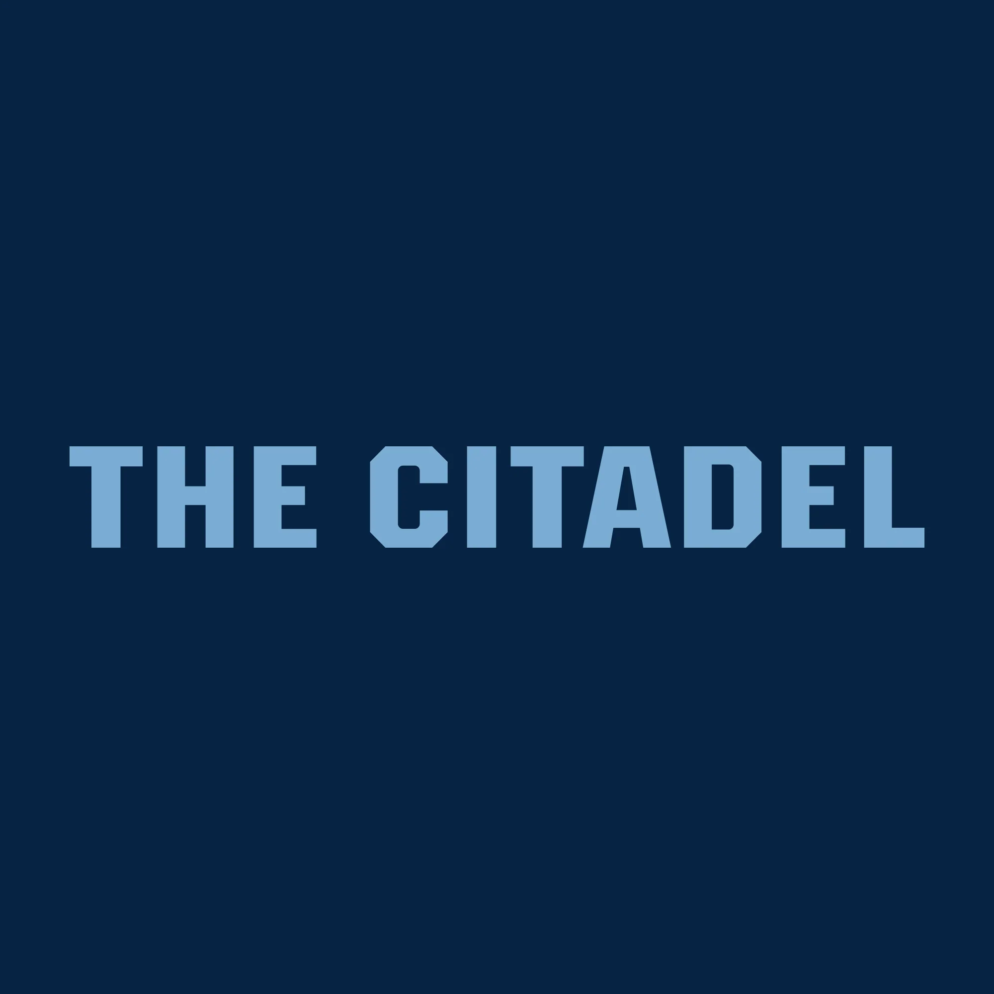 The Citadel Bulldogs Basic Block Hooded Sweatshirt - Navy - Image 2