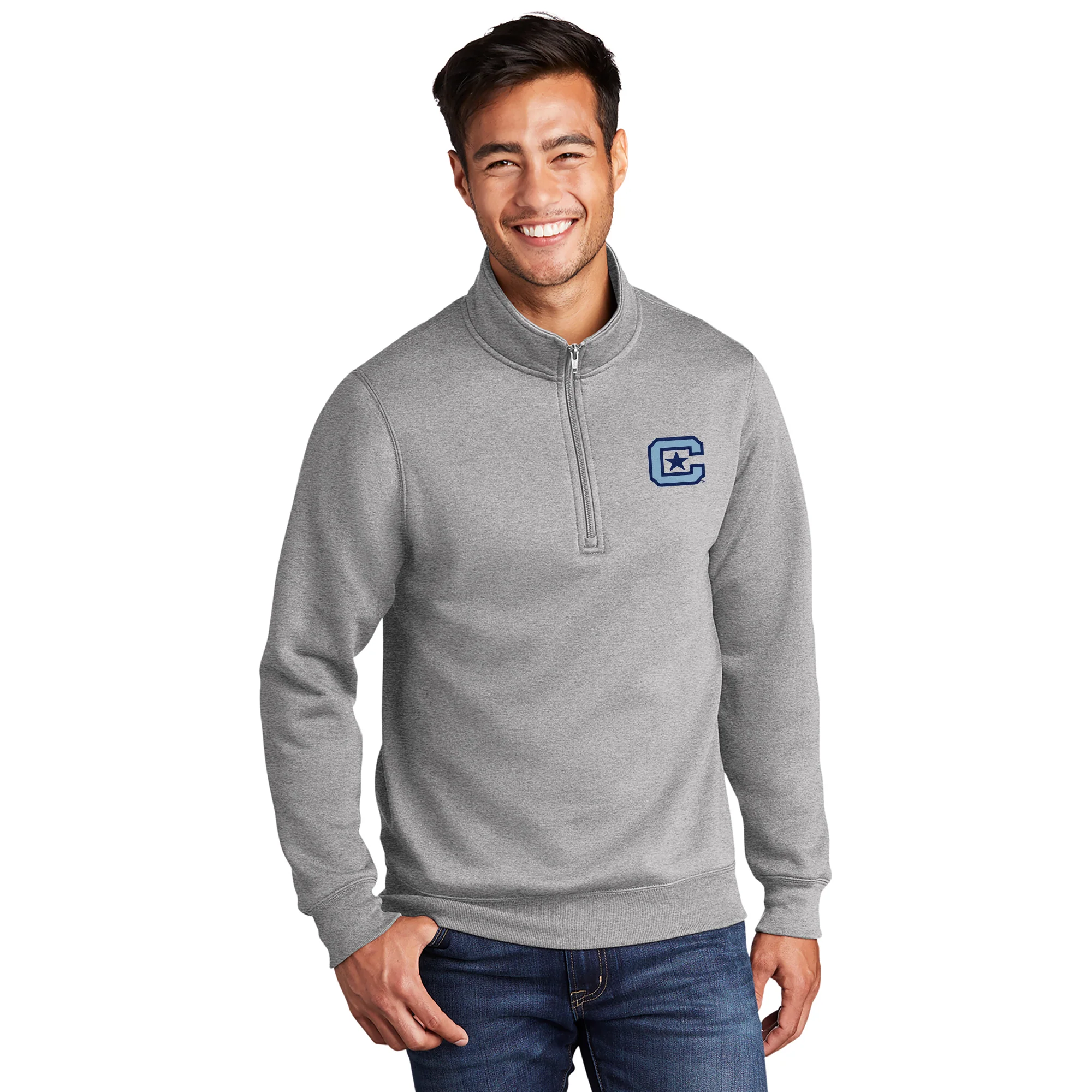 The Citadel Logo LC EMB 1/4 Zip - Image 6