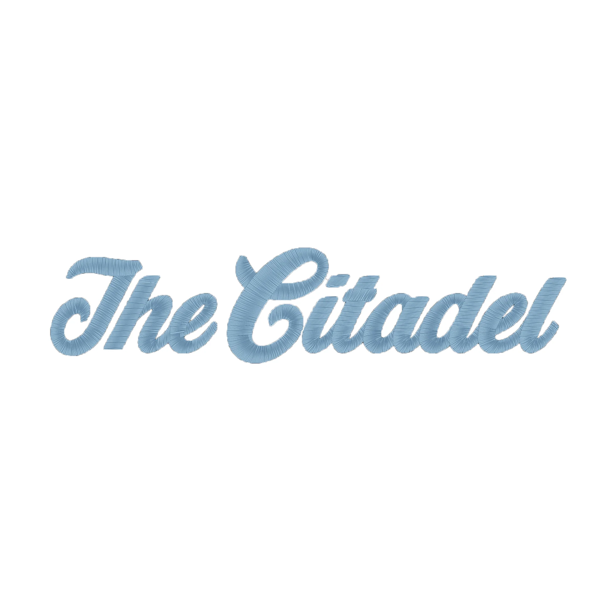 The Citadel Puff Script Logo EMB Unstructured Hat - White - Image 2