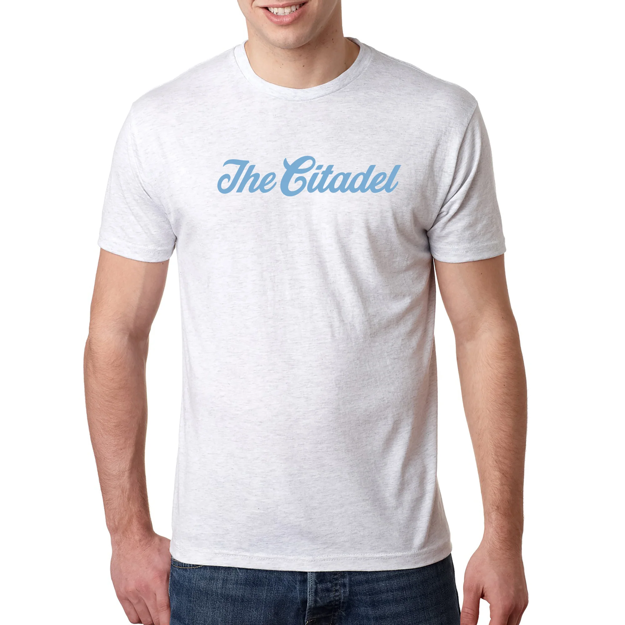 The Citadel Script Wordmark NLA Triblend T-Shirt - Image 7