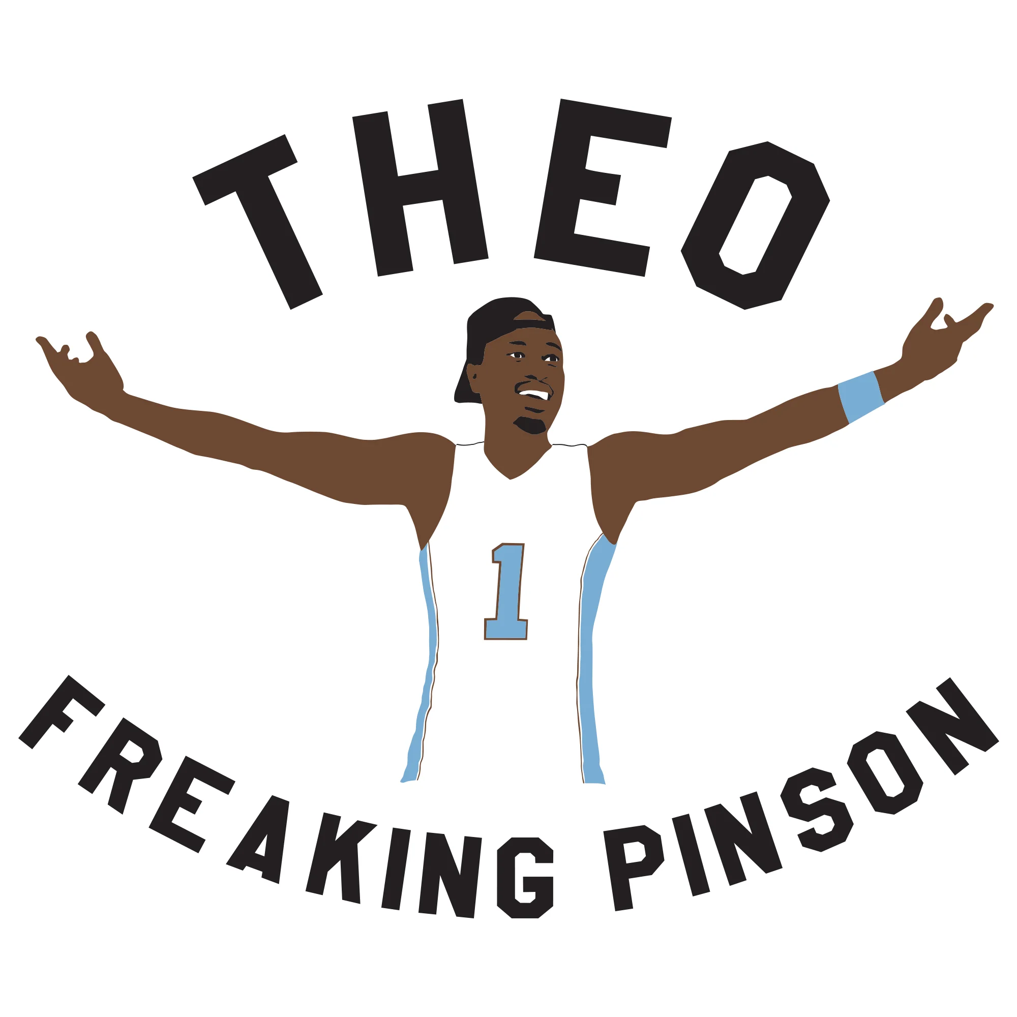 Theo Freaking Pinson Premium Cotton T-Shirt - White - Image 2