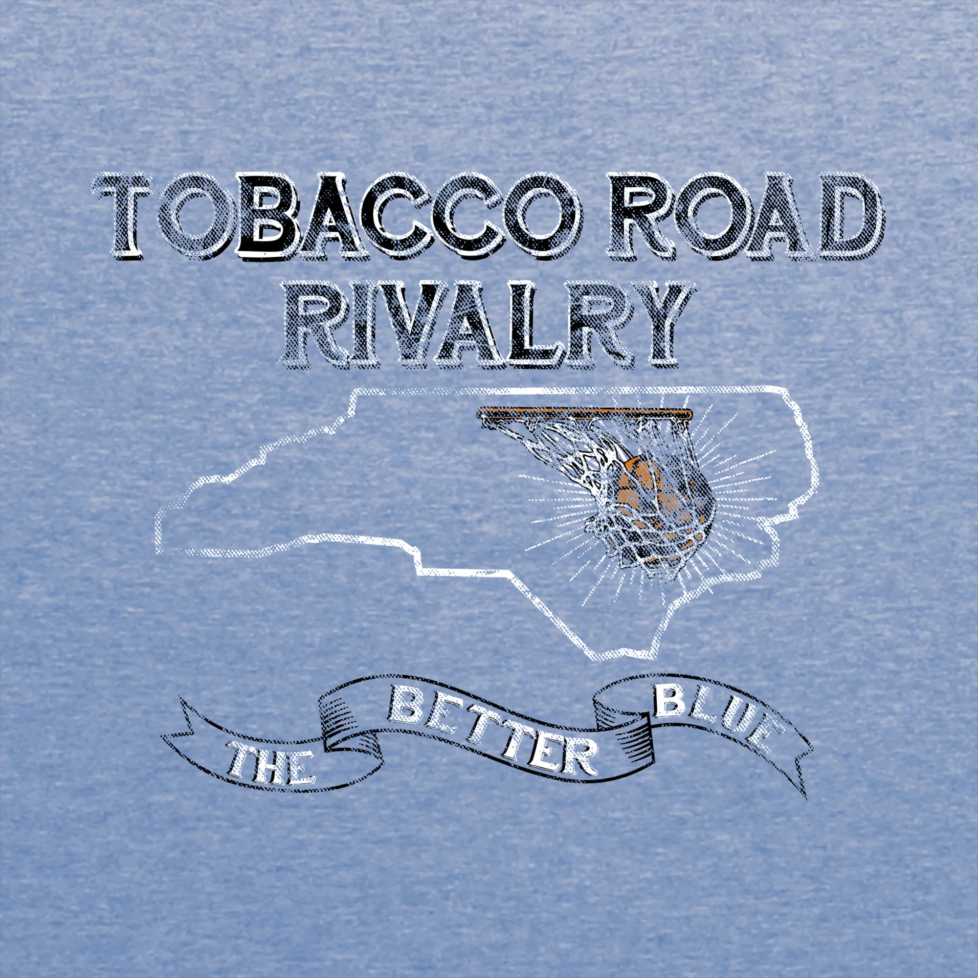 Tobacco Road Rivalry - Blue Triblend - Image 2