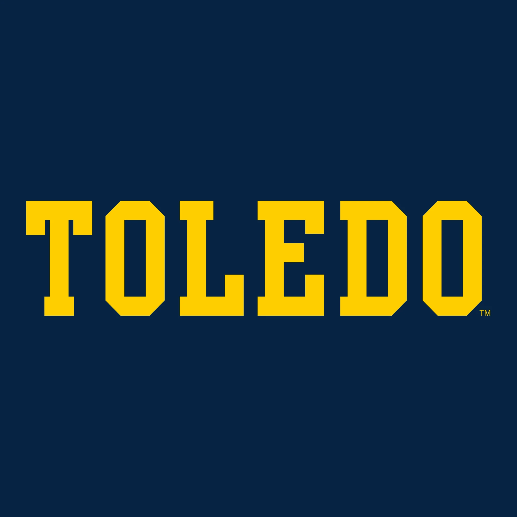 University of Toledo Rockets Basic Block Crewneck Sweatshirt - Navy - Image 2