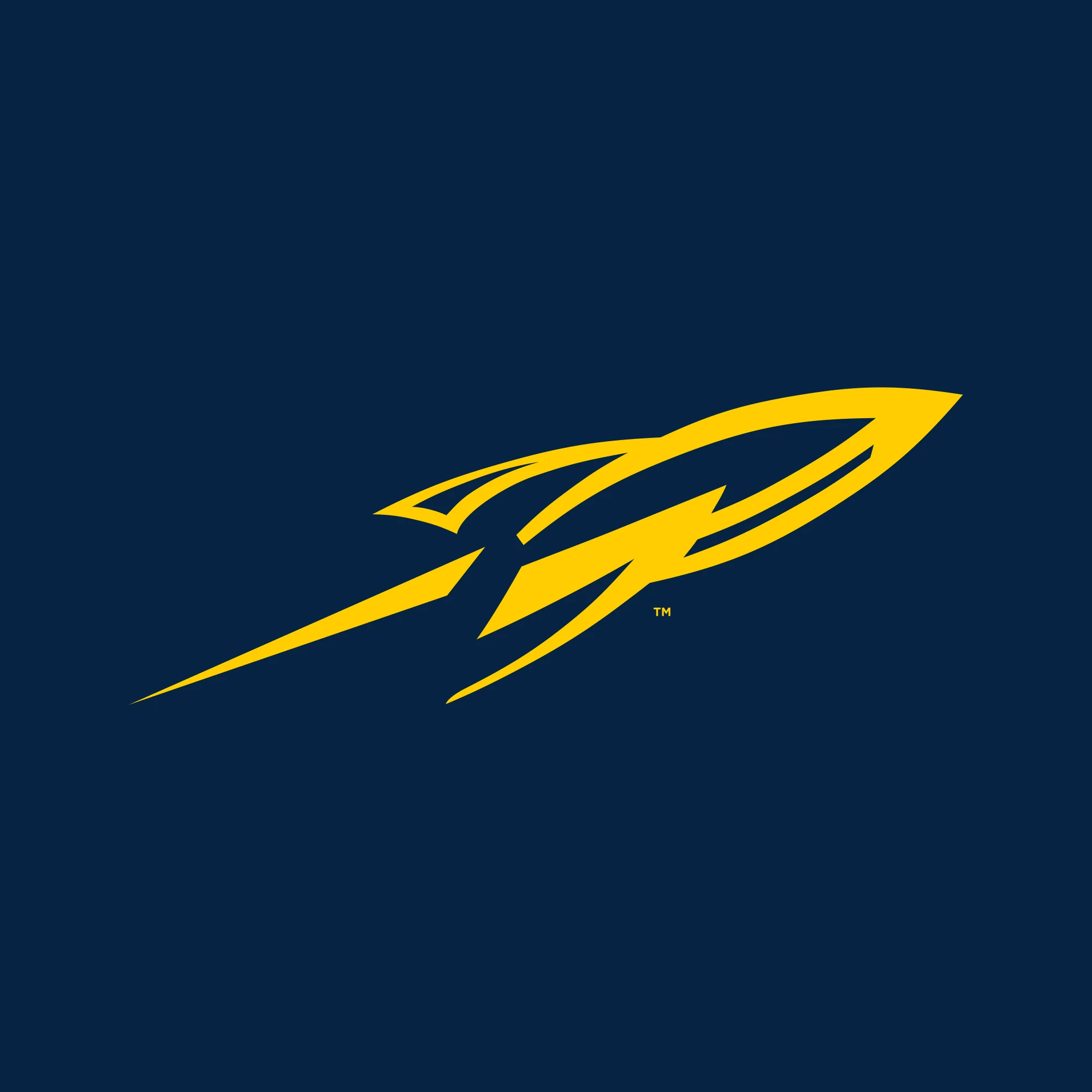 University of Toledo Rockets Front Back Print Short Sleeve T Shirt - Navy - Image 4