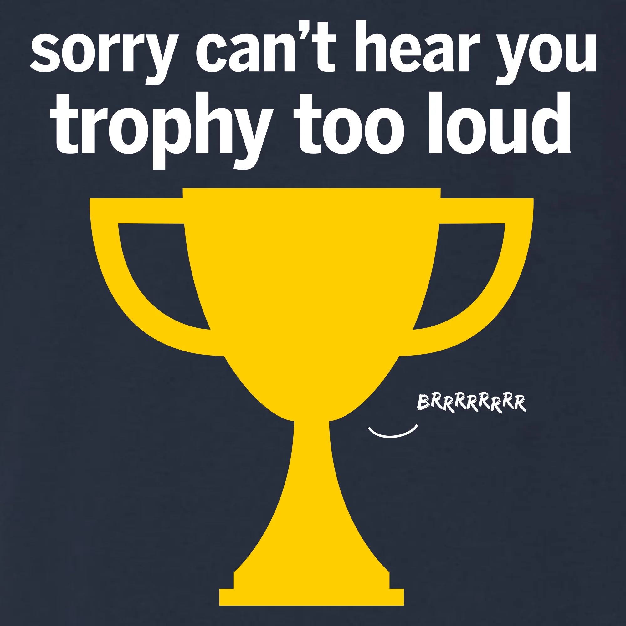 Trophy Too Loud Triblend T-Shirt - Solid Navy Triblend - Image 2