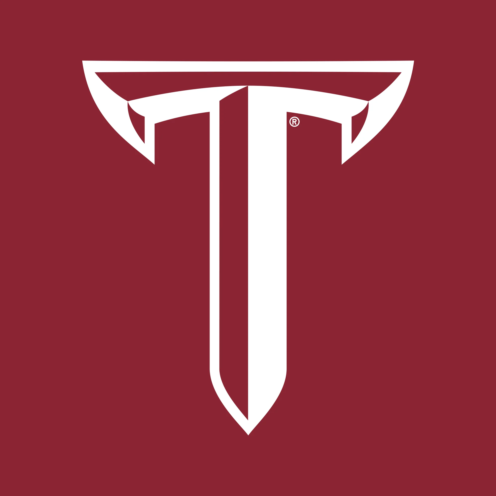 Troy University Trojans Primary Logo Cotton Hoodie - Cardinal - Image 2