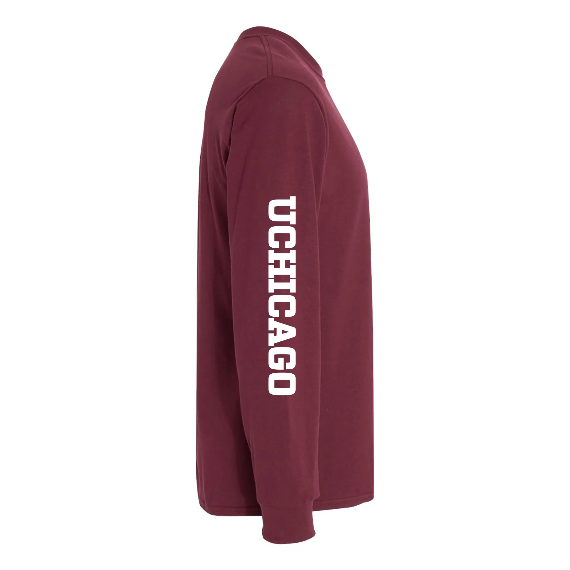 UChicago Double Sleeve Long Sleeve - Maroon - Image 3