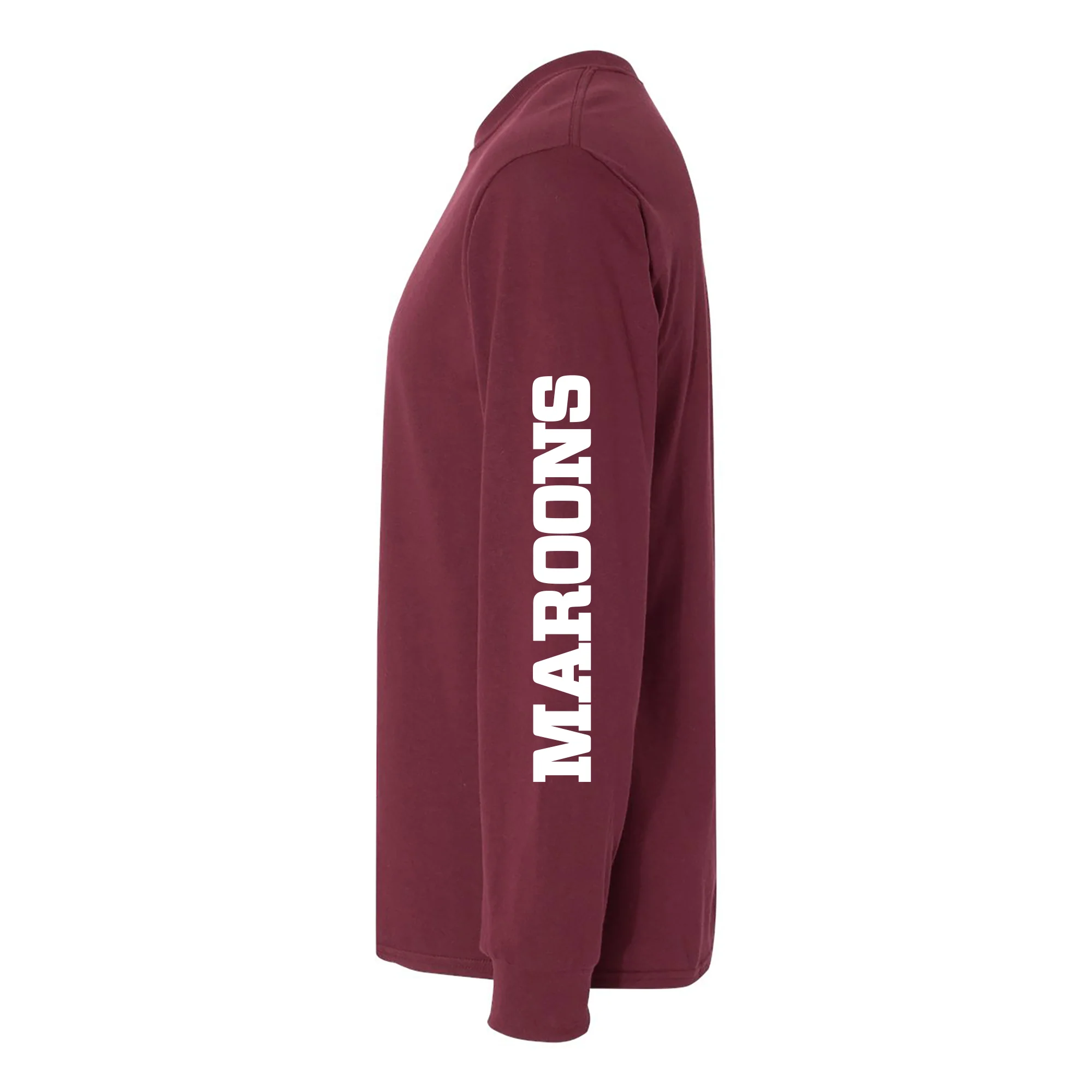 UChicago Double Sleeve Long Sleeve - Maroon - Image 4