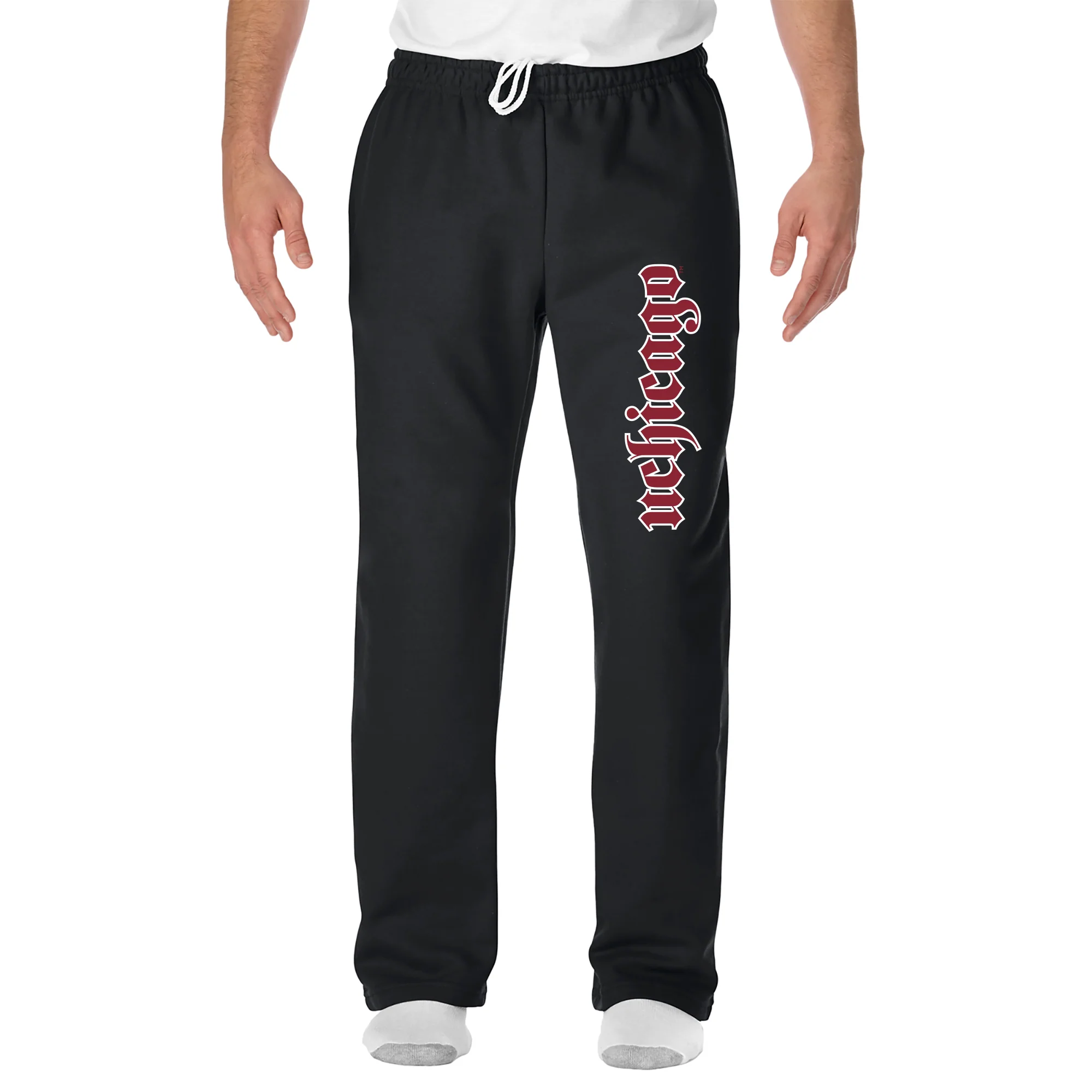 UChicago Maroons Super Block Sweatpants - Black - Image 3