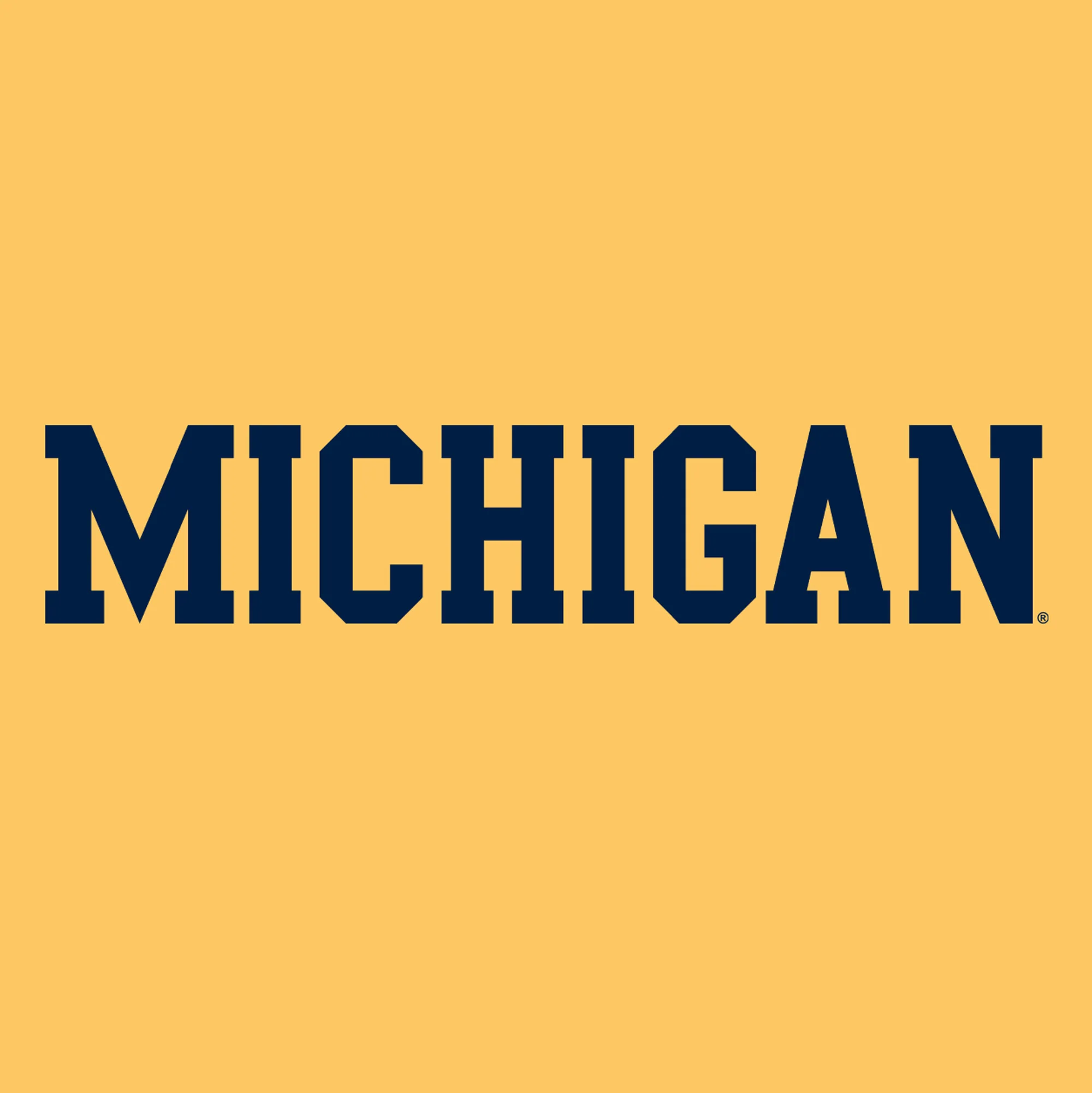 UGP Block Michigan CVC Youth Long Sleeve - Heather Yellow Gold - Image 2