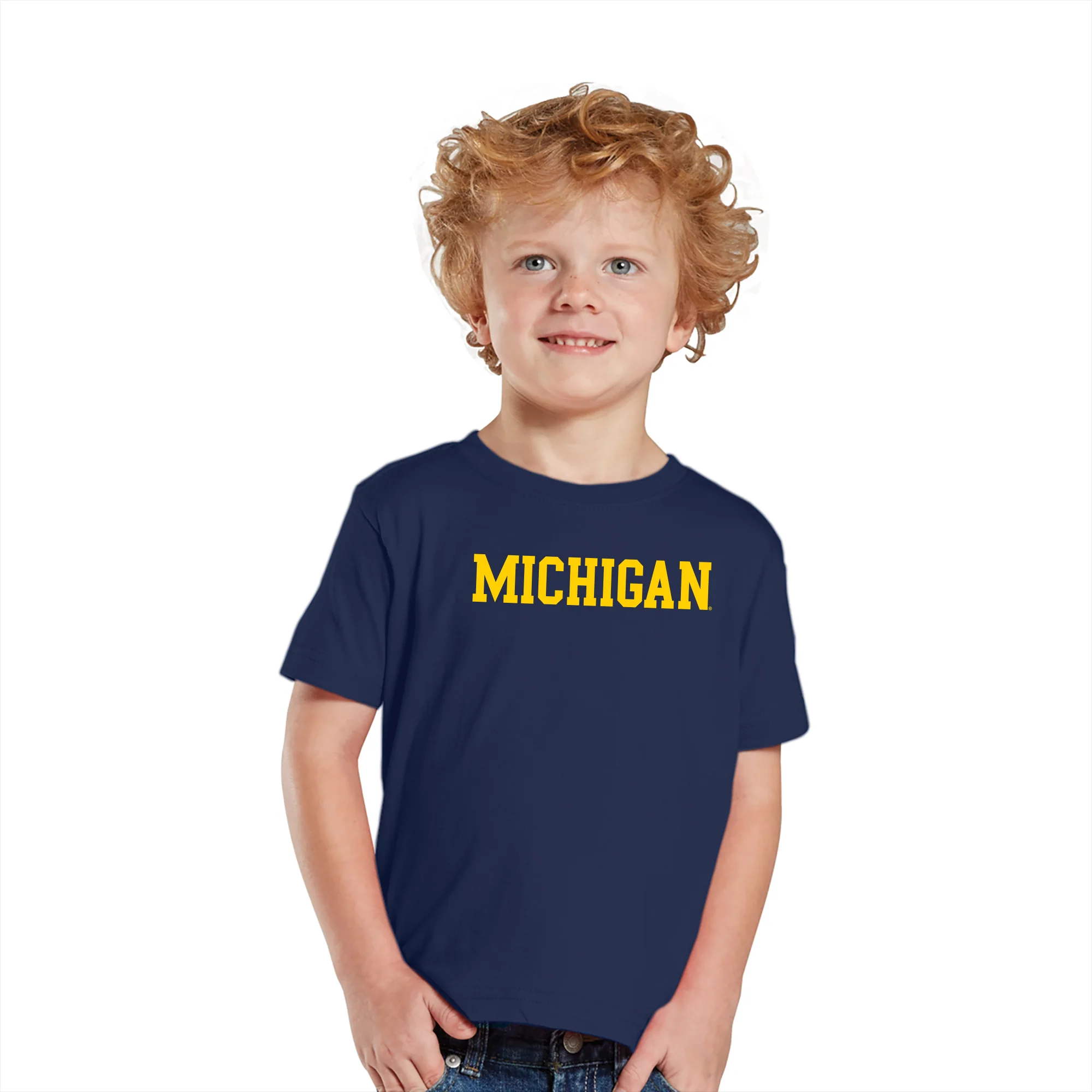 UGP Block Michigan Toddler Tee - Navy - Image 3