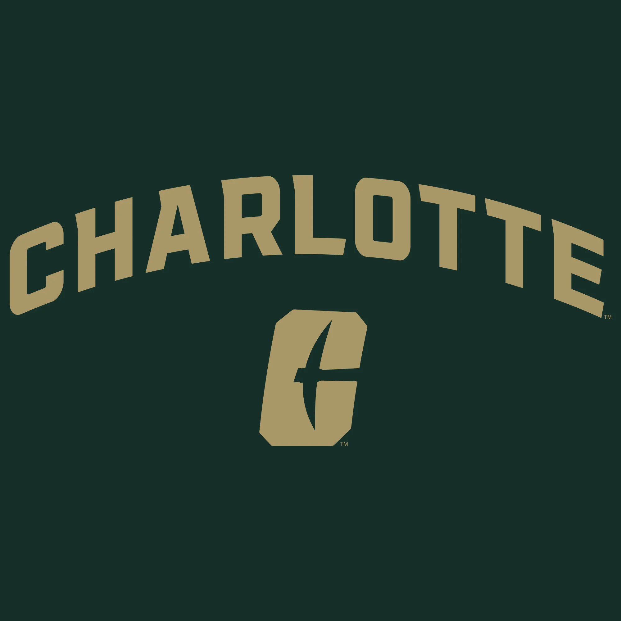 UNC Charlotte Forty-Niners Arch Logo Long Sleeve T Shirt - Forest - Image 2