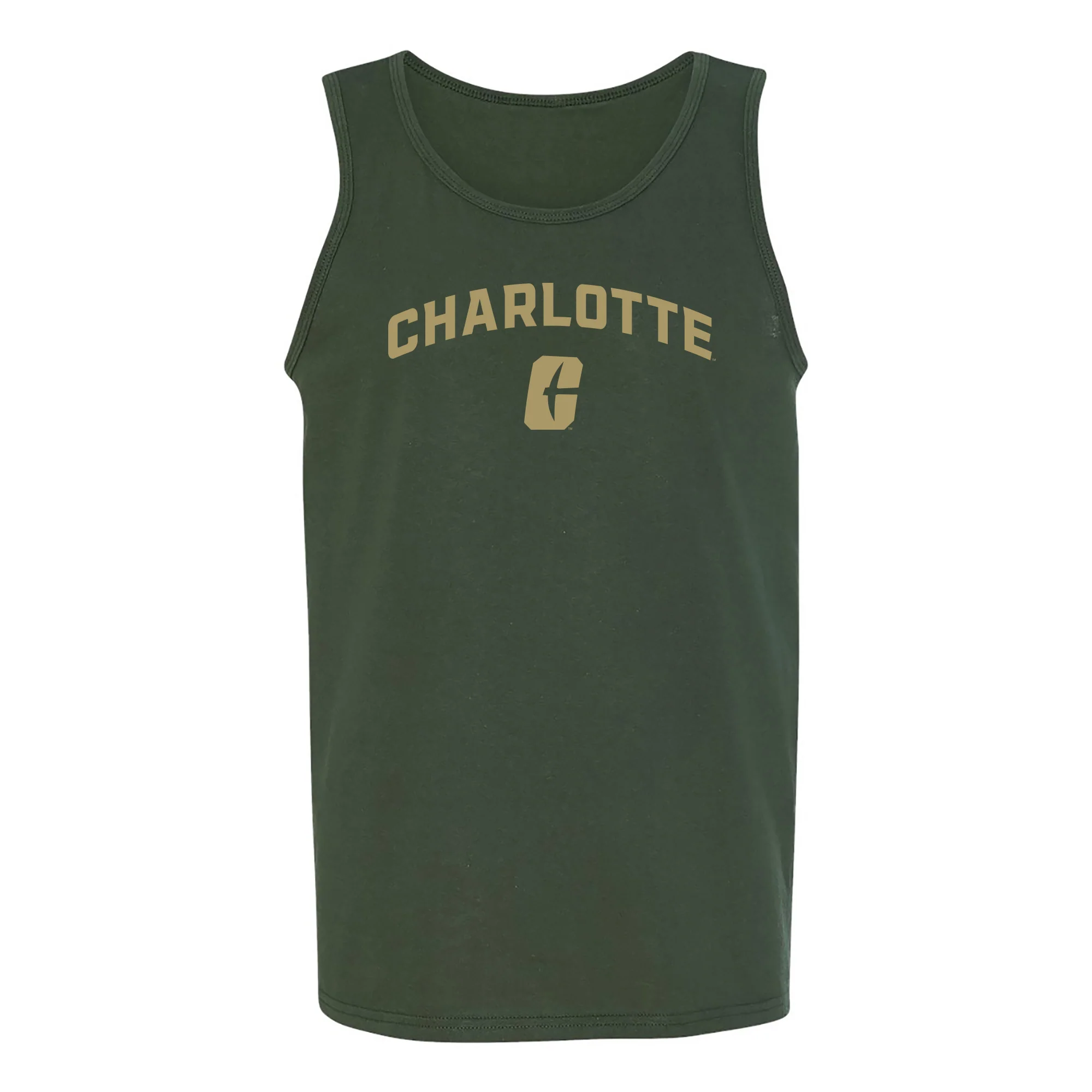 UNC Charlotte Forty-Niners Arch Logo Tank Top - Forest
