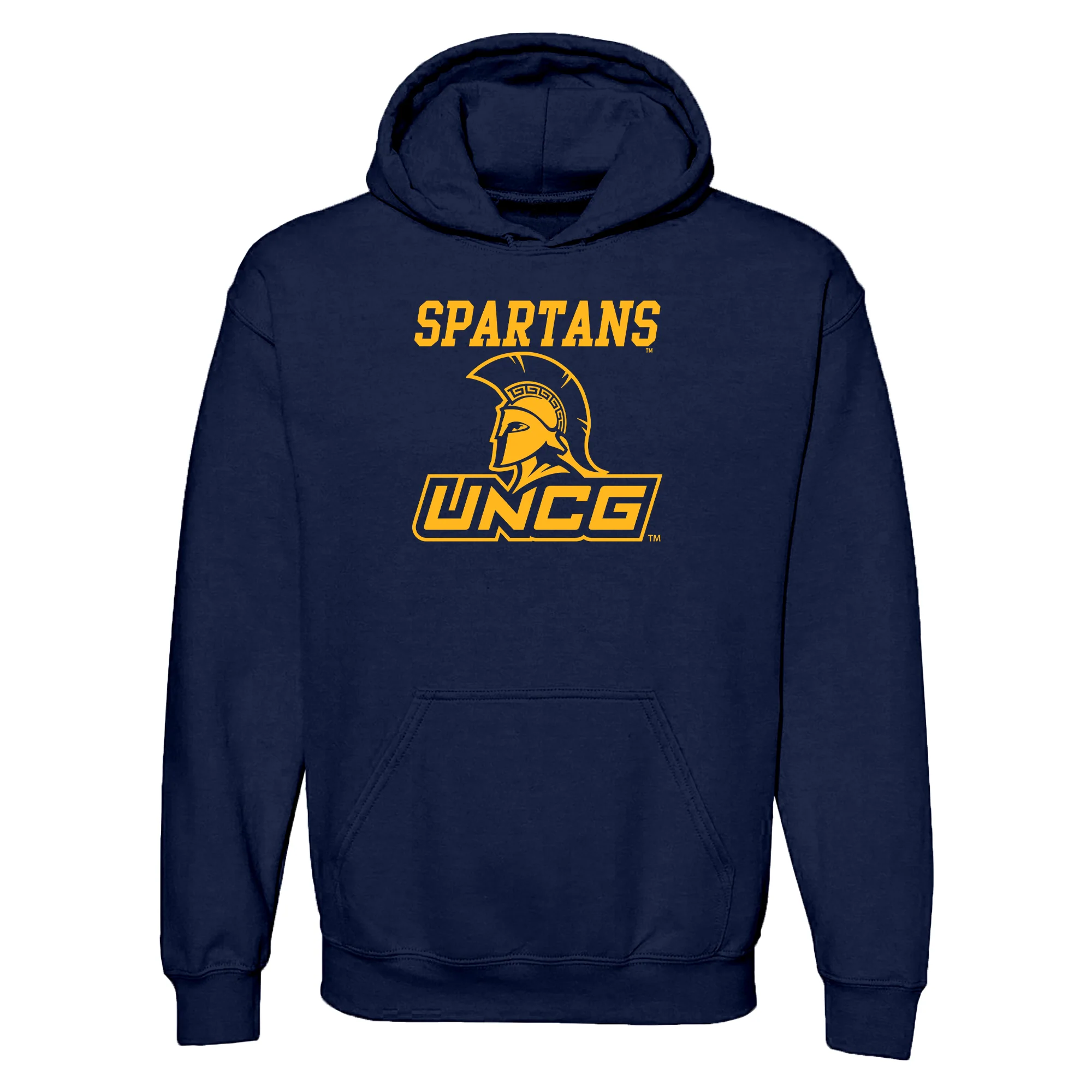UNC Greensboro Spartans Arch Logo Hoodie - Navy