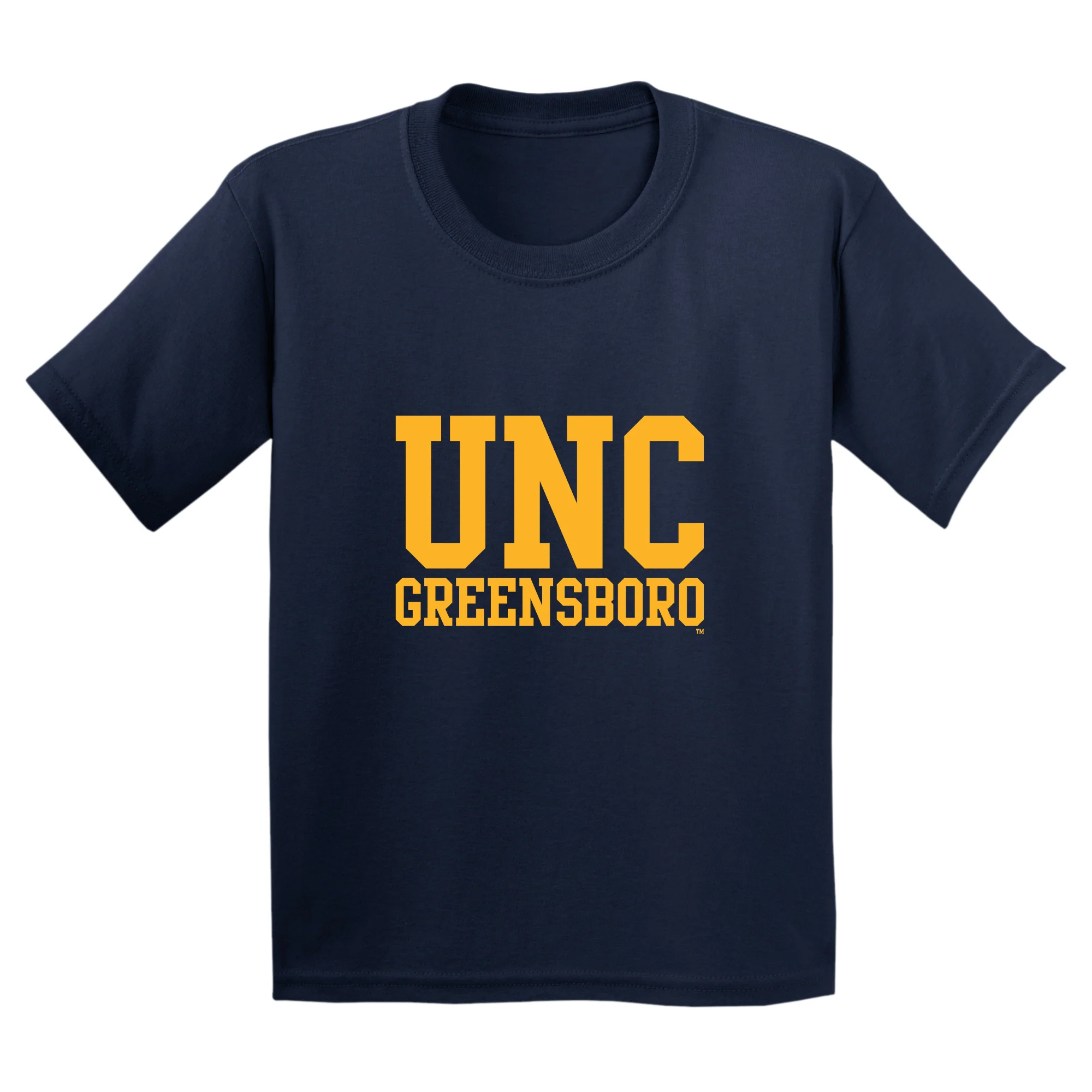 UNC Greensboro Spartans Basic Block Youth T-Shirt - Navy