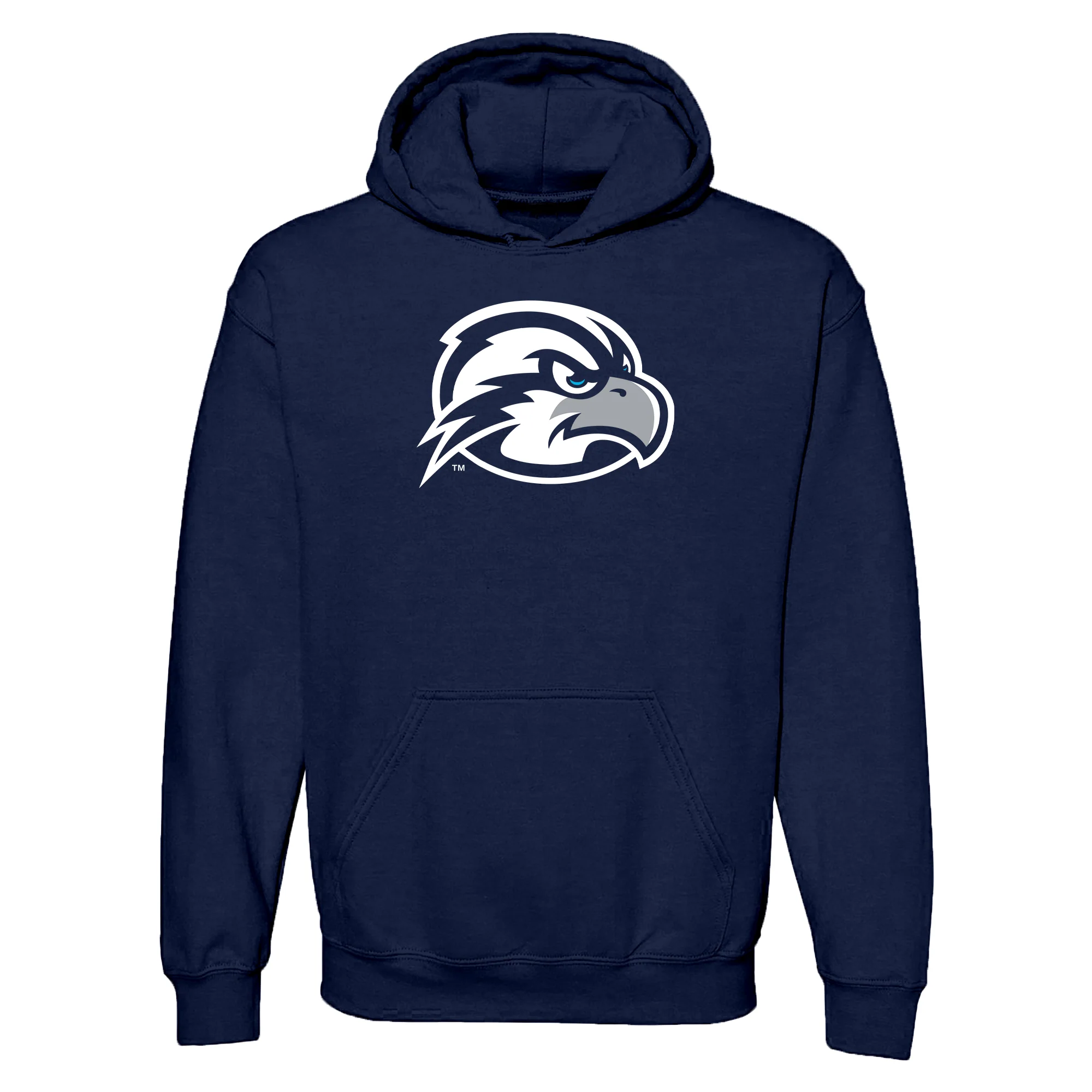 University of North Florida Ospreys Primary Logo Heavy Blend Hoodie - Navy