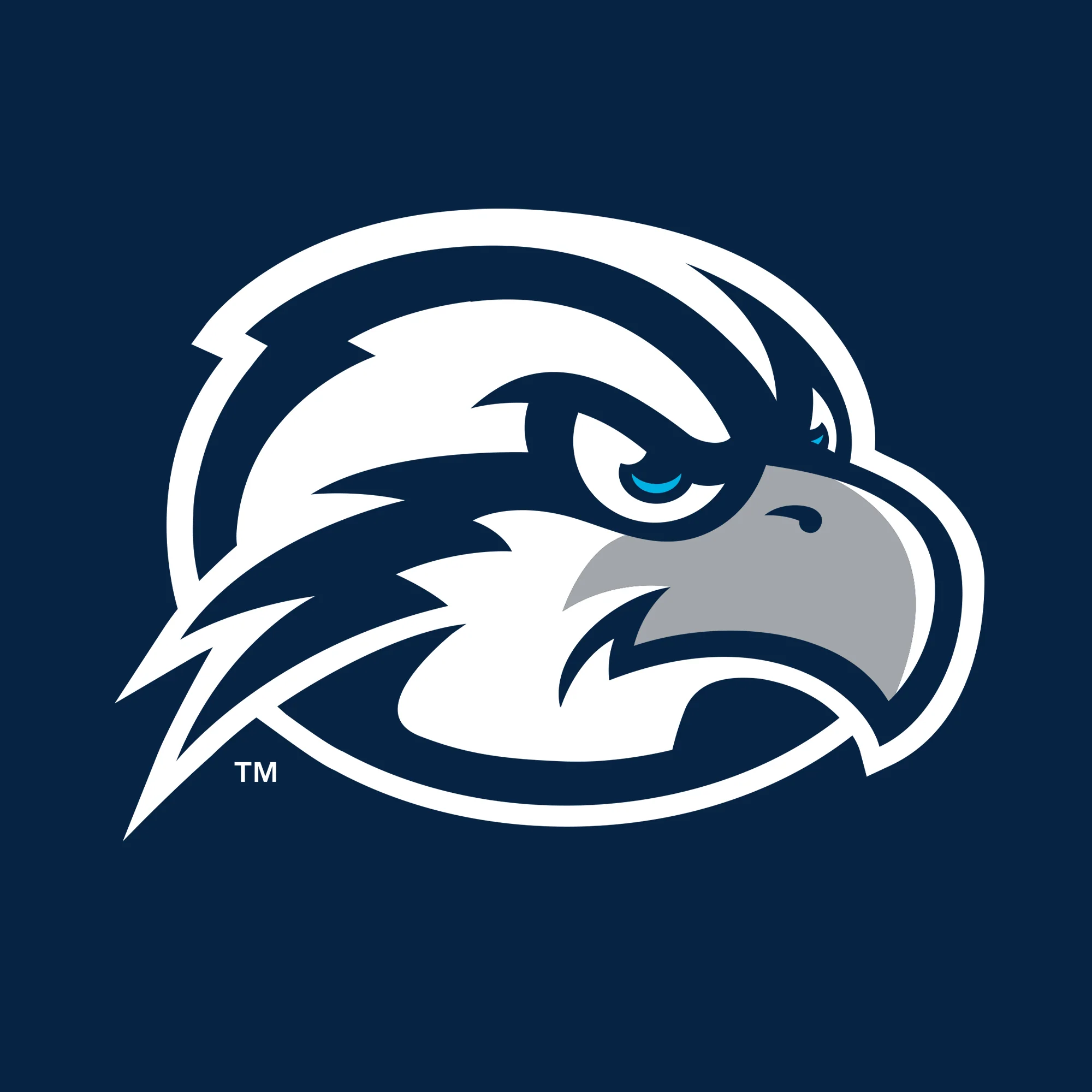 University of North Florida Ospreys Primary Logo Tank Top - Navy - Image 2