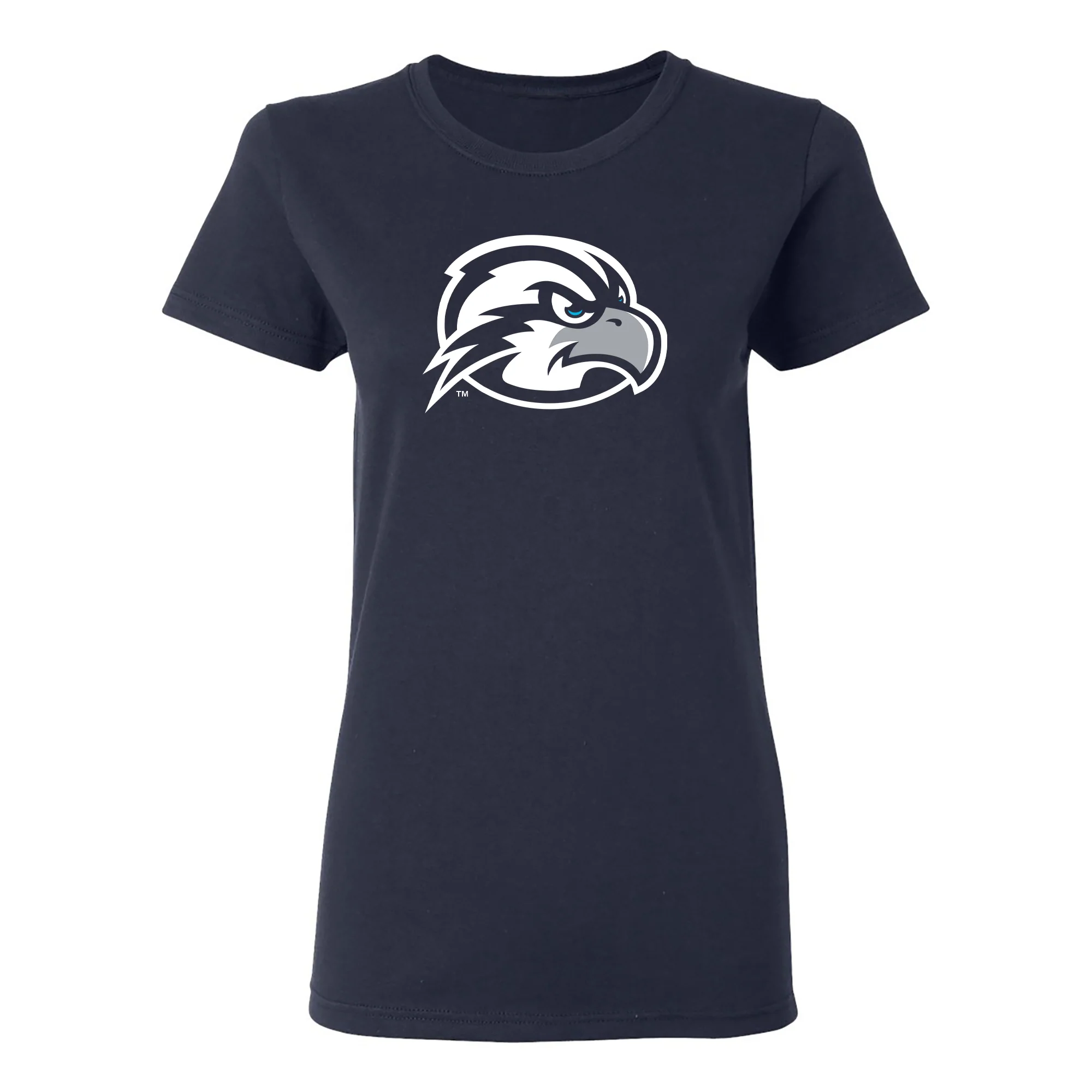University of North Florida Ospreys Primary Logo Women's Short Sleeve T Shirt - Navy