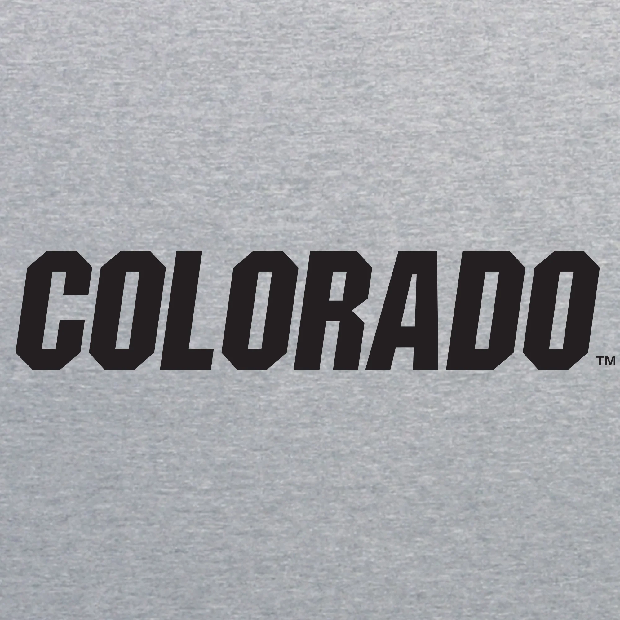 University of Colorado Buffaloes Basic Block T Shirt - Sport Grey - Image 2