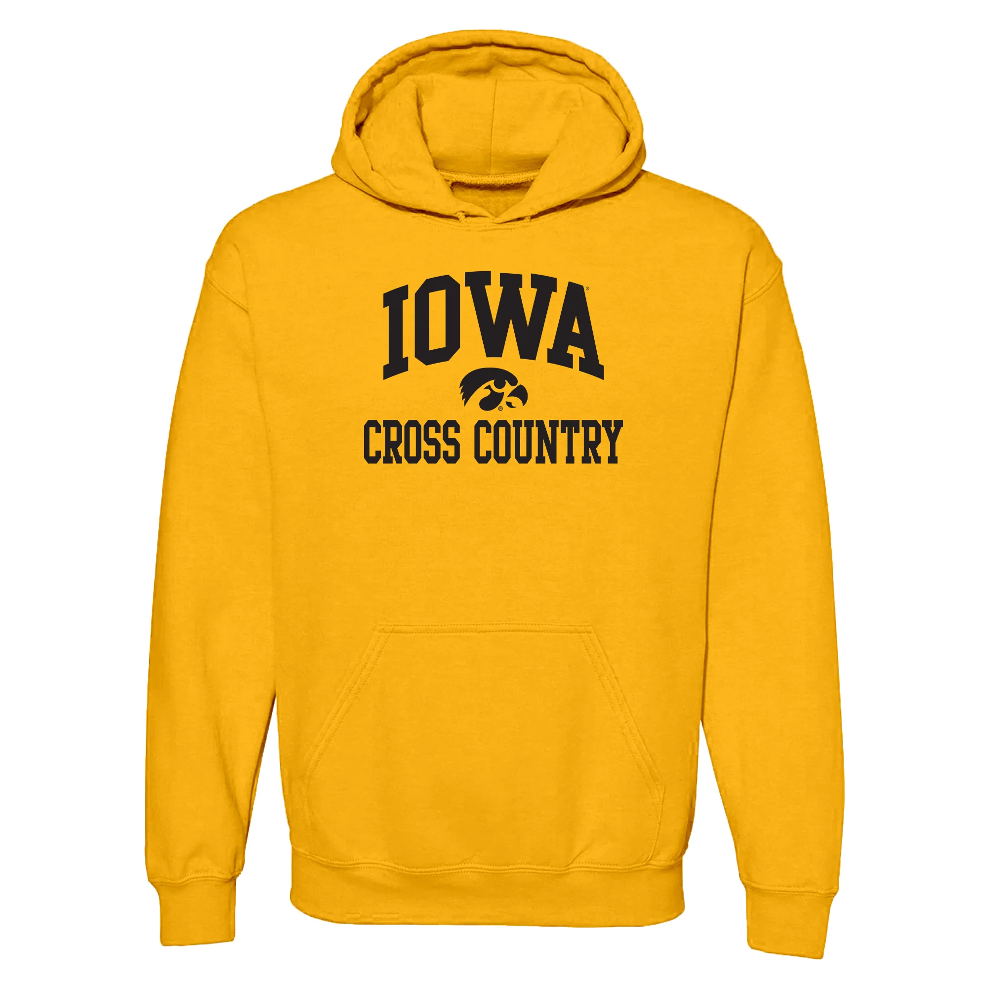University of Iowa Hawkeyes Arch Logo Volleyball Hoodie - Gold