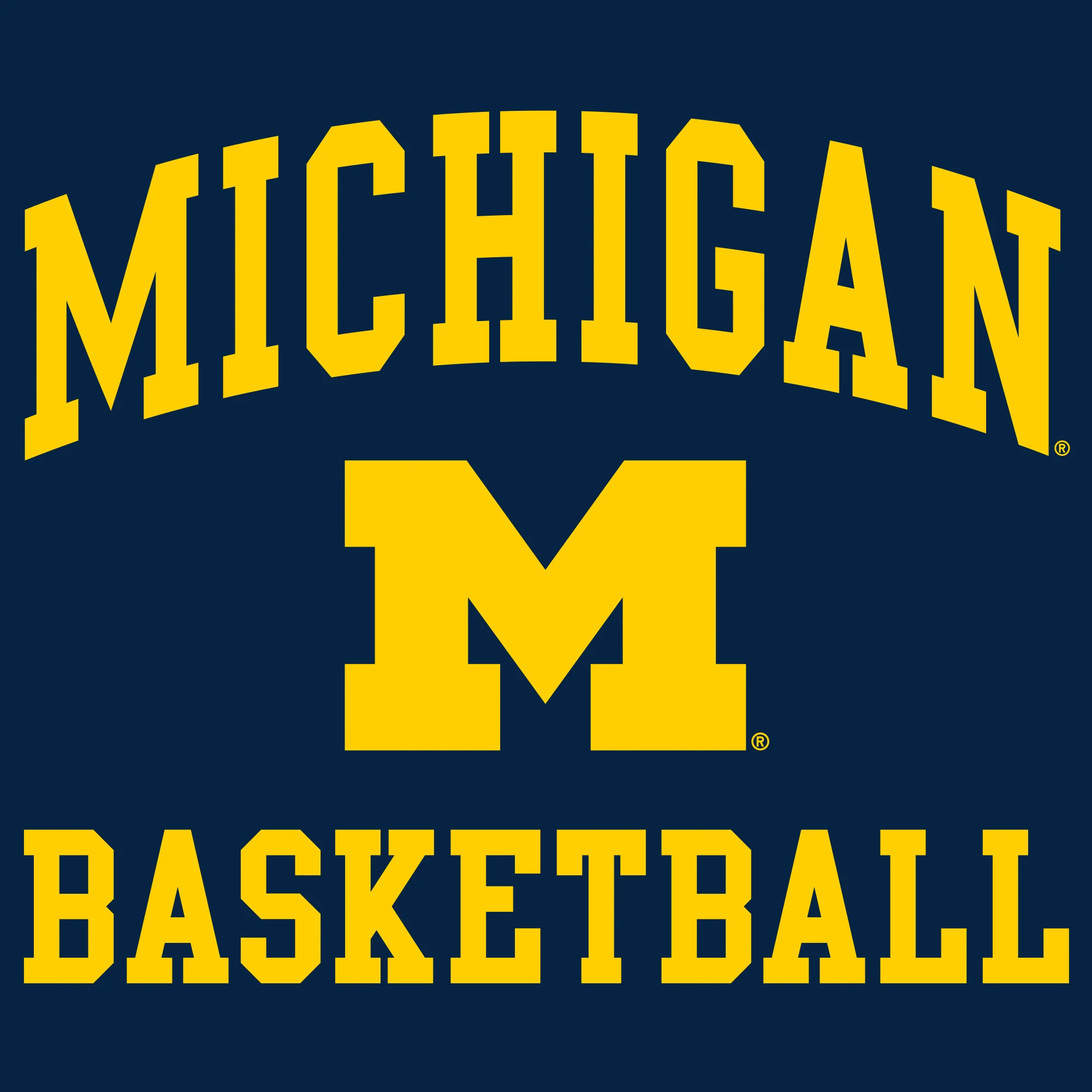 University of Michigan Wolverines Arch Logo Basketball Hoodie - Navy - Image 2