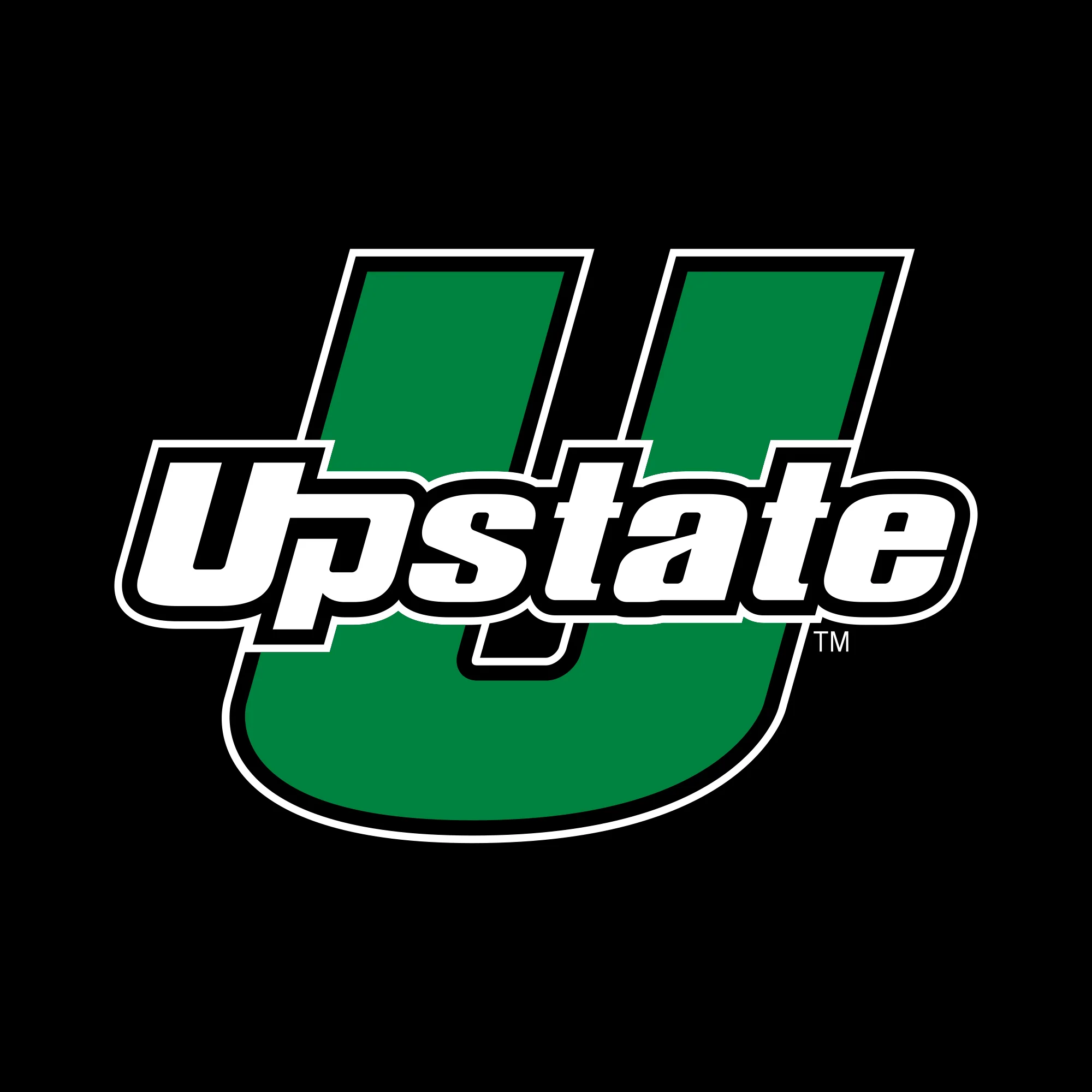 University of South Carolina Upstate Spartans Primary Logo Womens T-Shirt - Black - Image 3