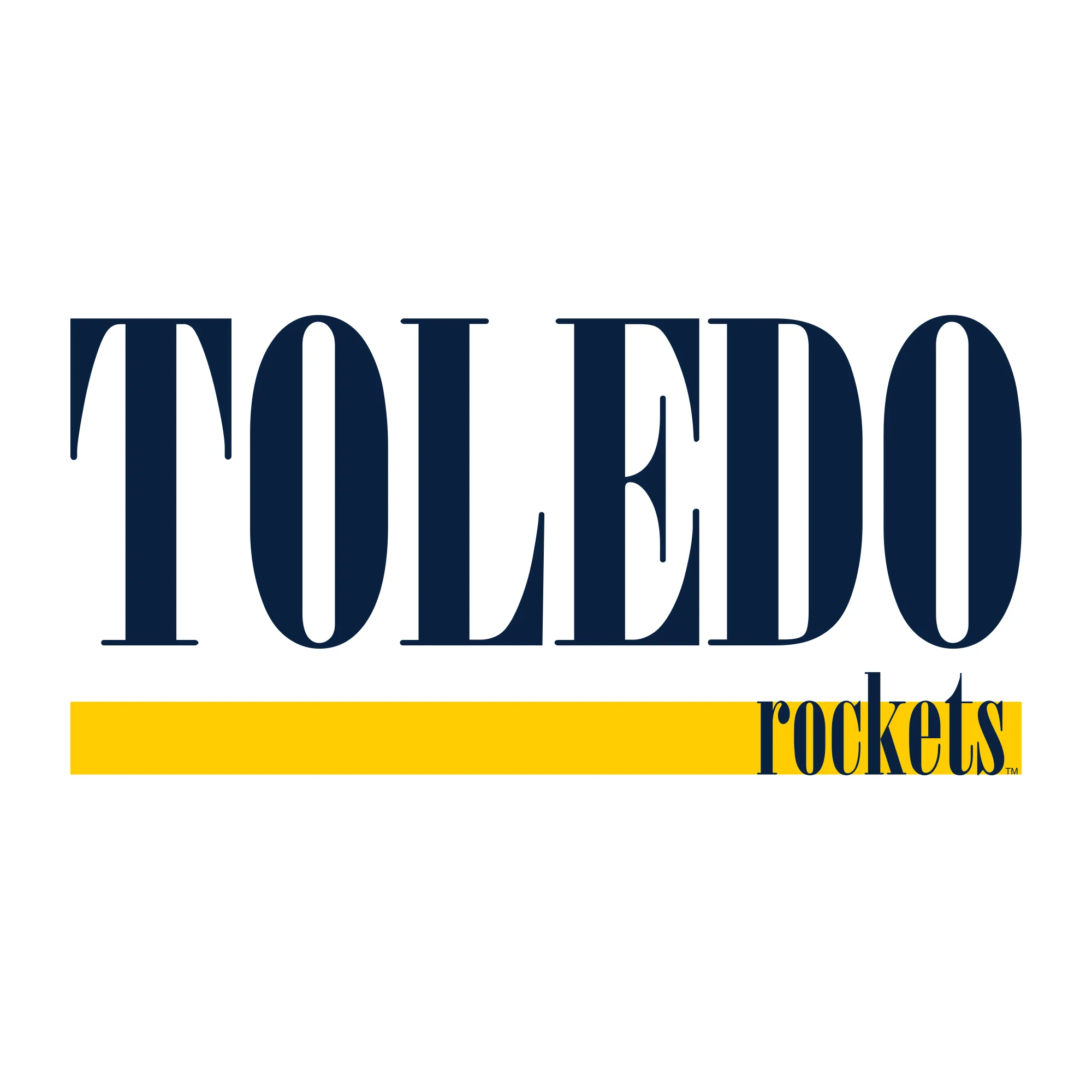 University of Toledo Rockets Boldline Basic Cotton Tank Top - White - Image 2