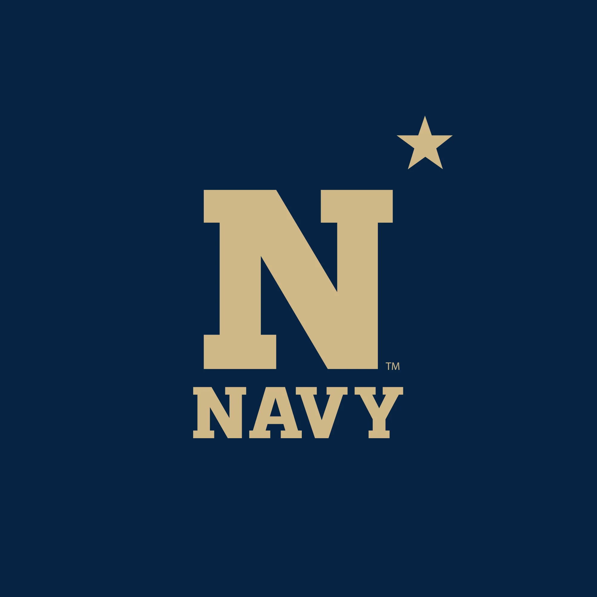 United States Naval Academy Midshipmen Primary Logo Left Chest Zip Hoodie - Navy - Image 2