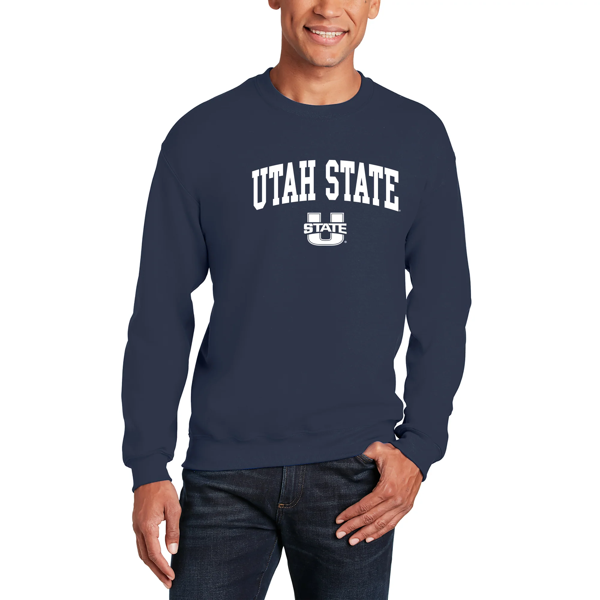 Utah State Aggies Arch Logo Crewneck - Image 4