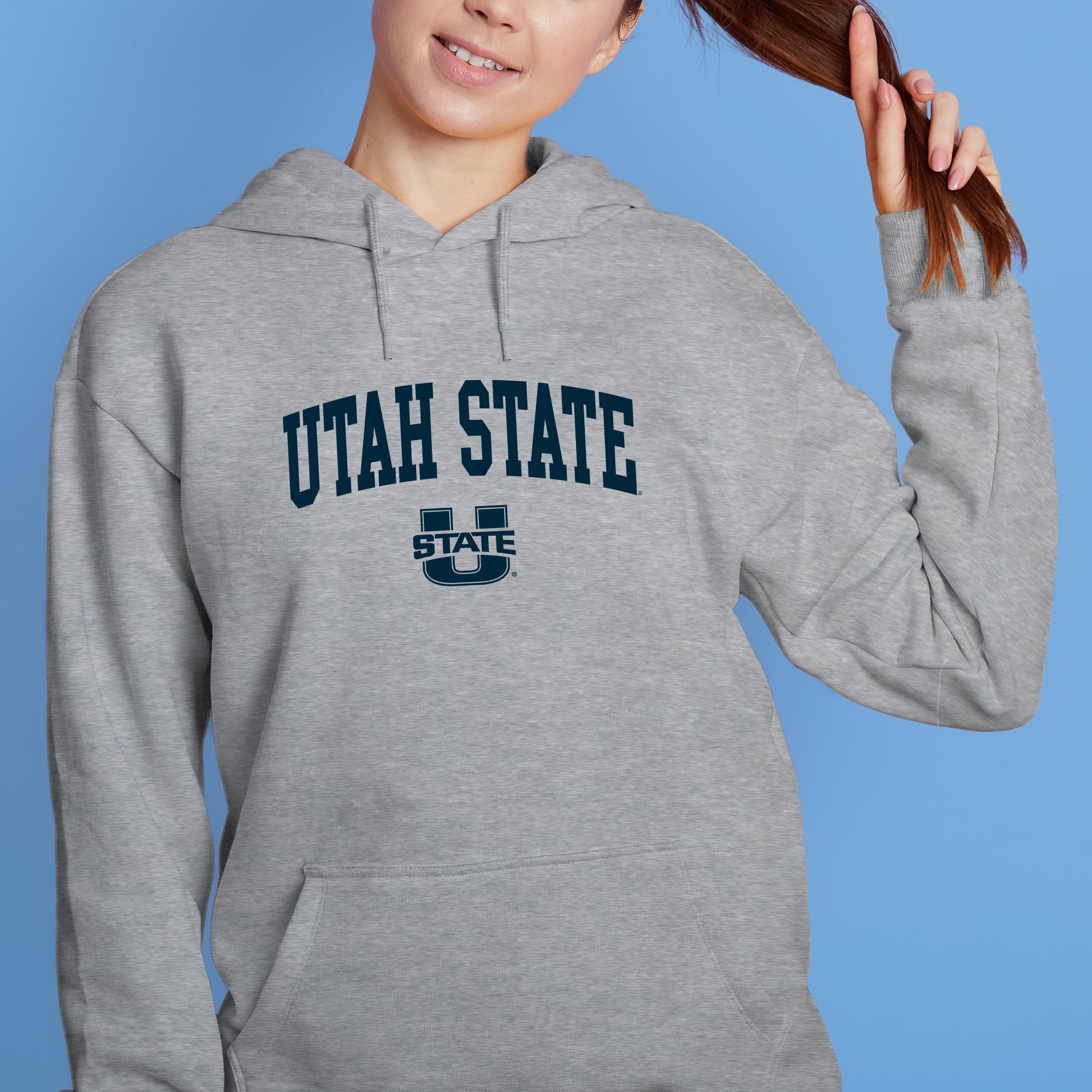 Utah State Aggies Arch Logo Hoodie - Image 9