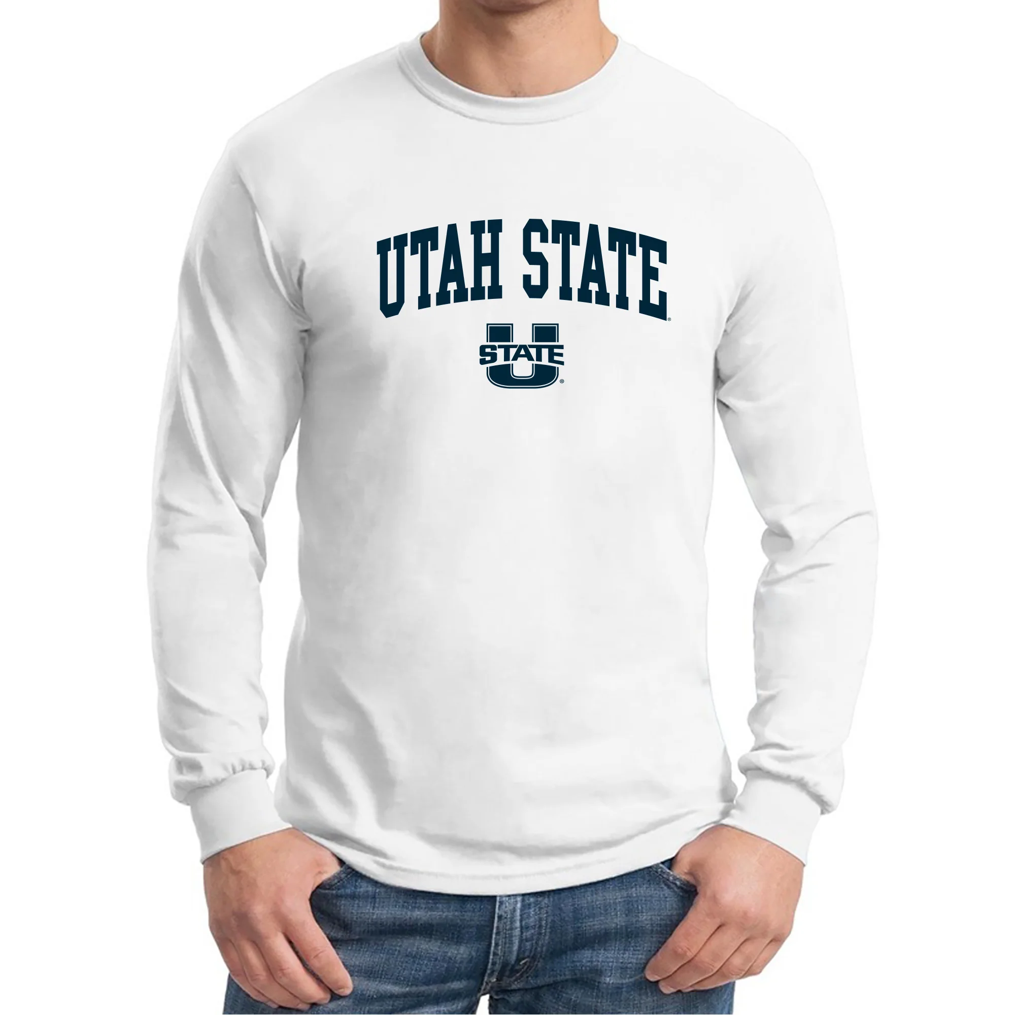 Utah State Aggies Arch Logo Long Sleeve - Image 7