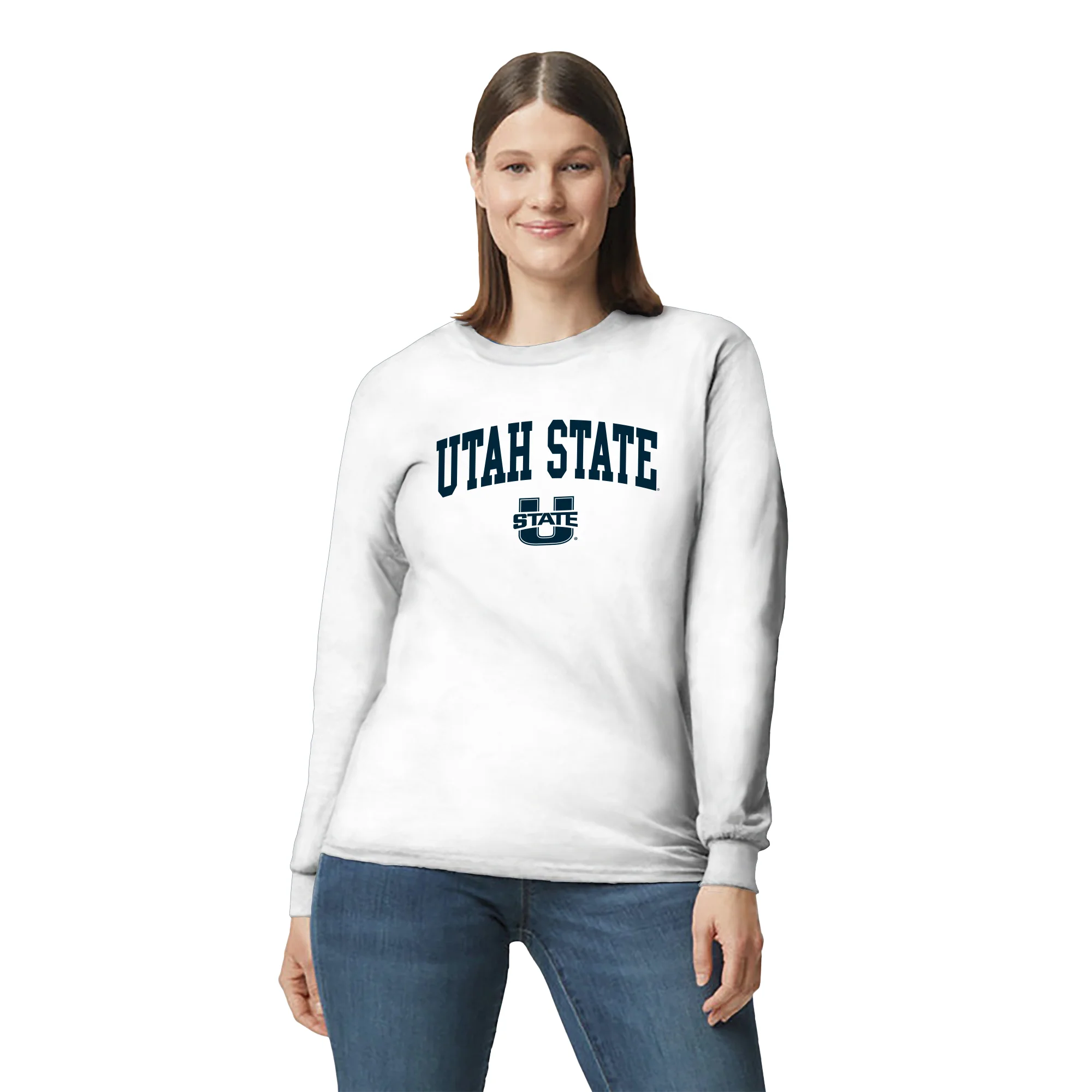 Utah State Aggies Arch Logo Long Sleeve - Image 8