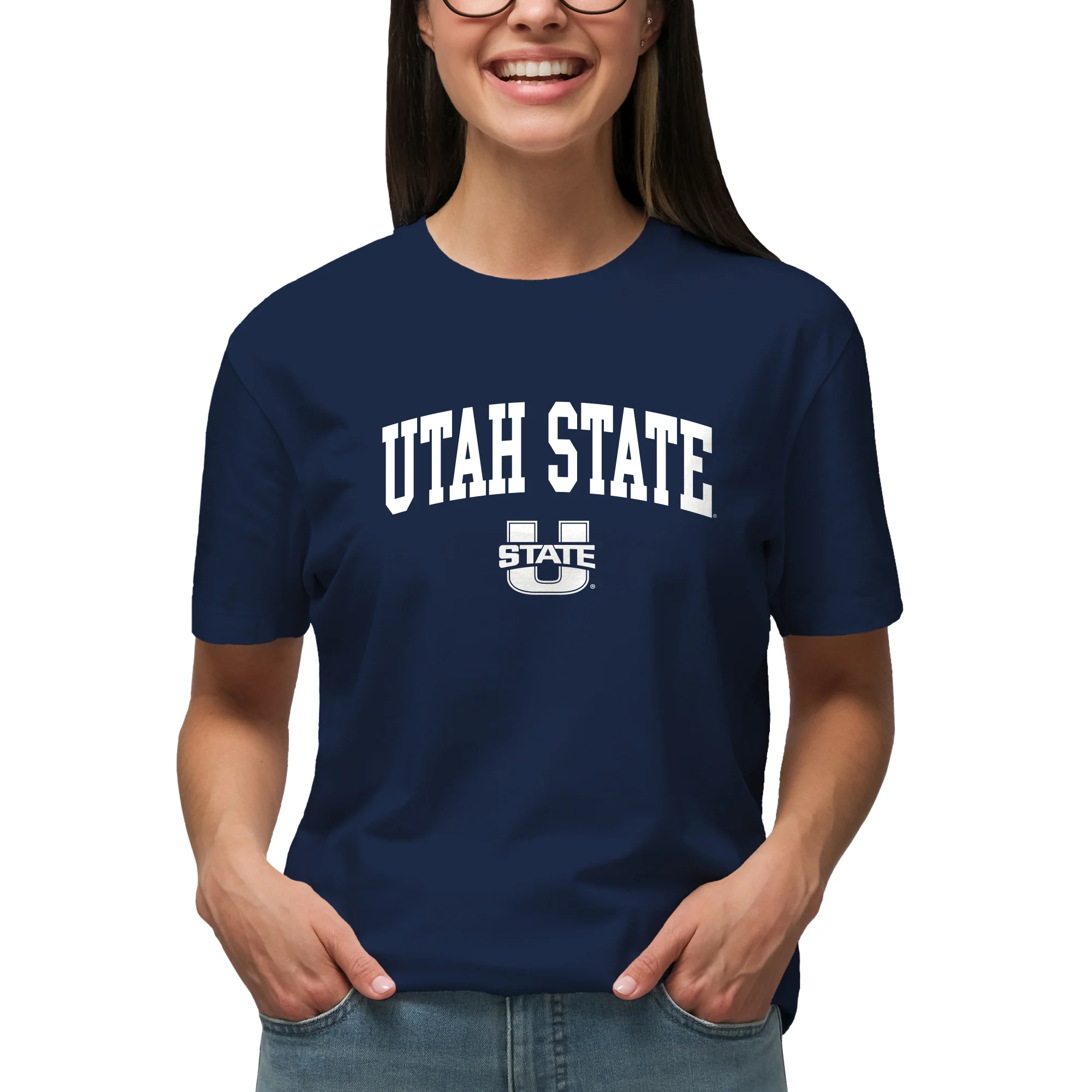 Utah State Aggies Arch Logo T-Shirt - Image 6