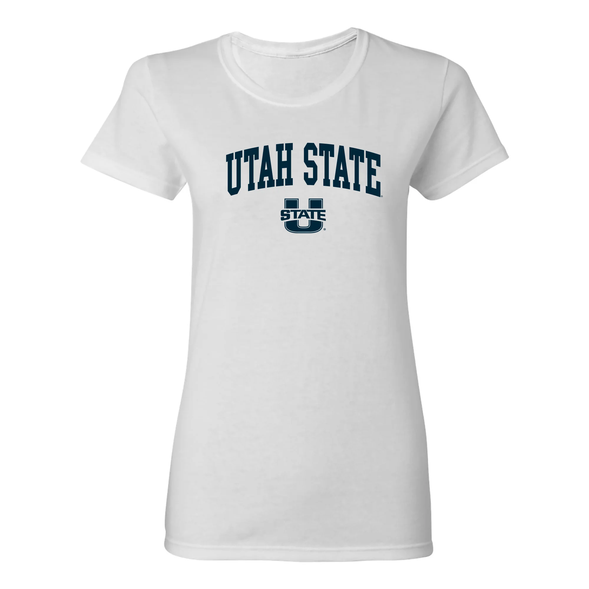 Utah State Aggies Arch Logo Womens T-Shirt - Image 2