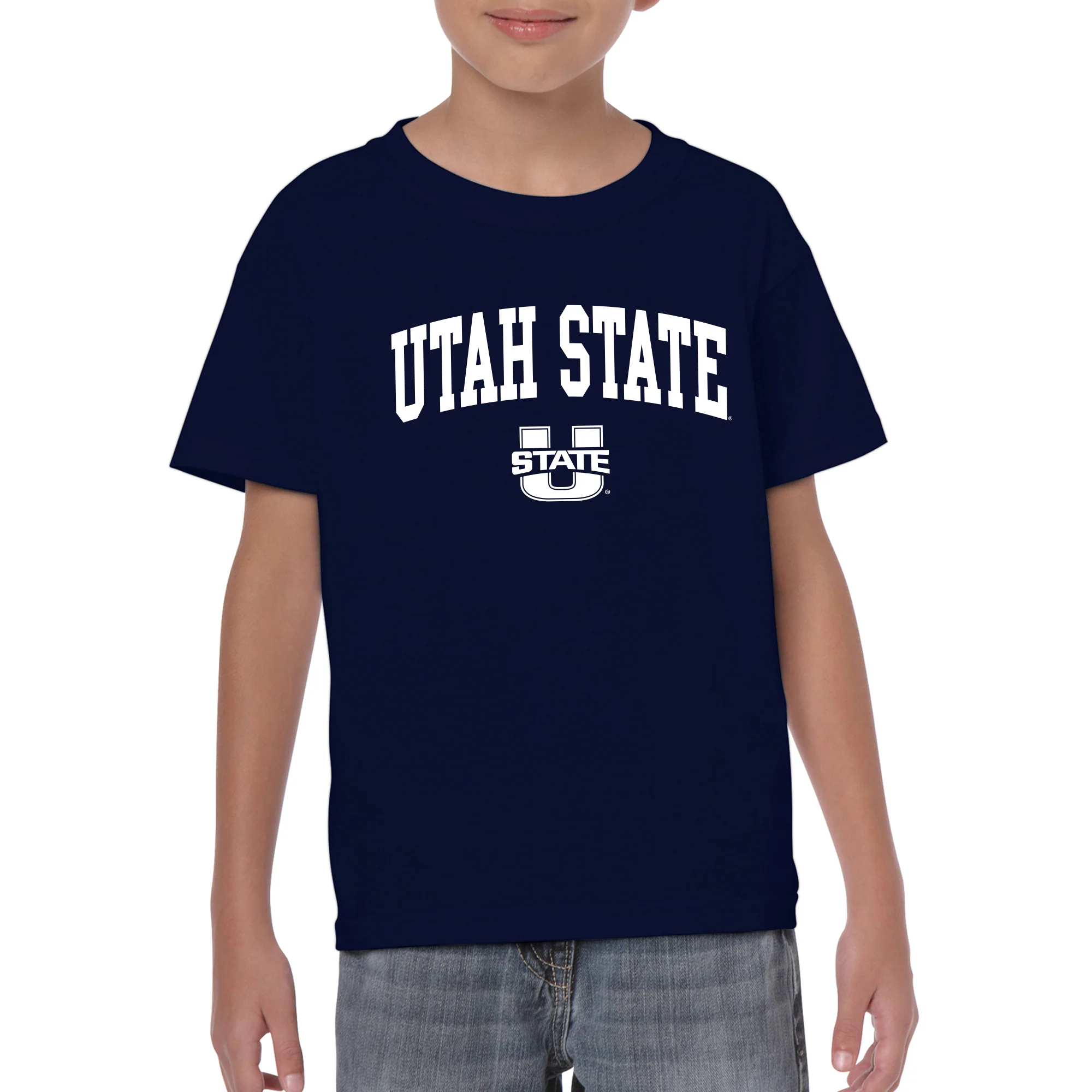 Utah State Aggies Arch Logo Youth T-Shirt - Image 4