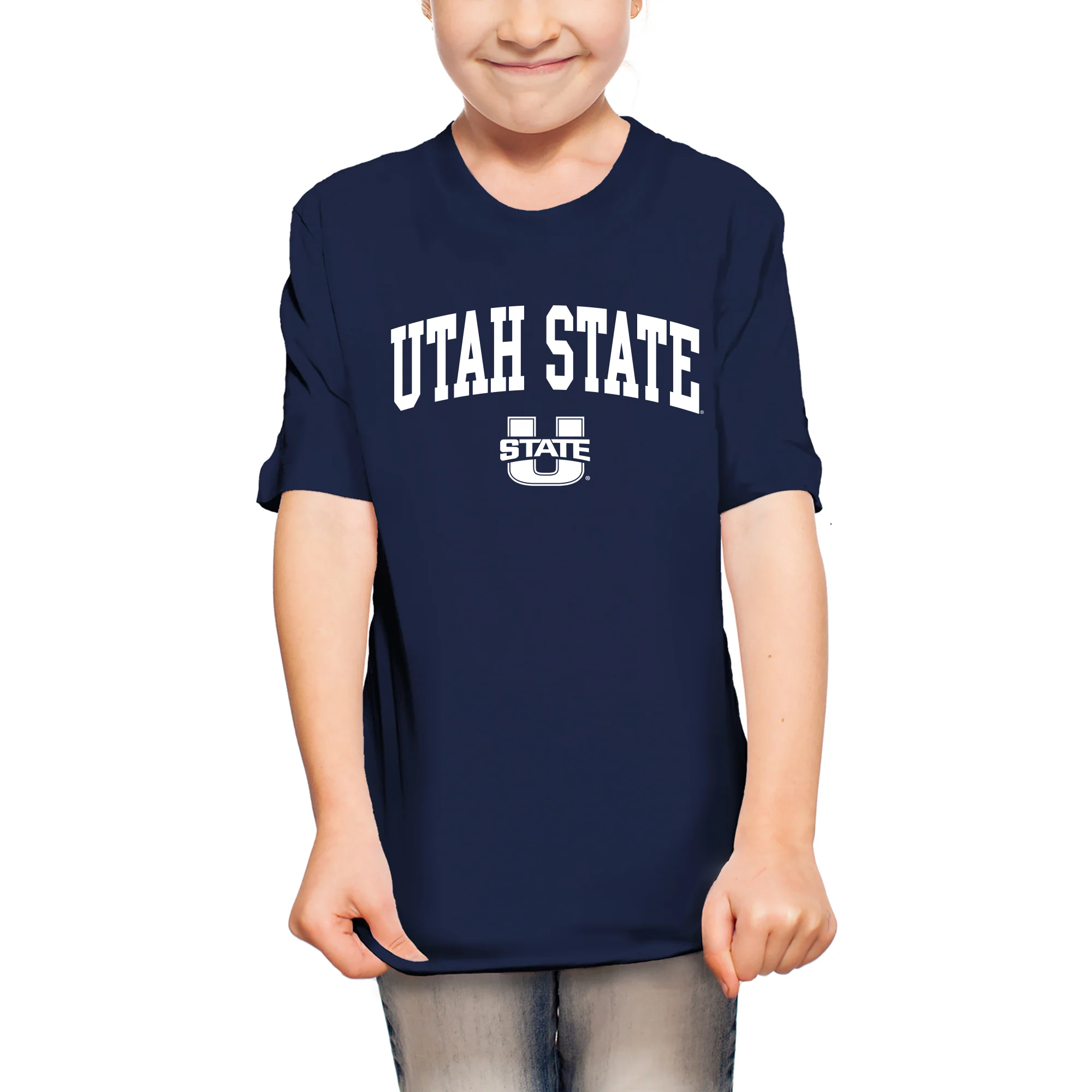 Utah State Aggies Arch Logo Youth T-Shirt - Image 5