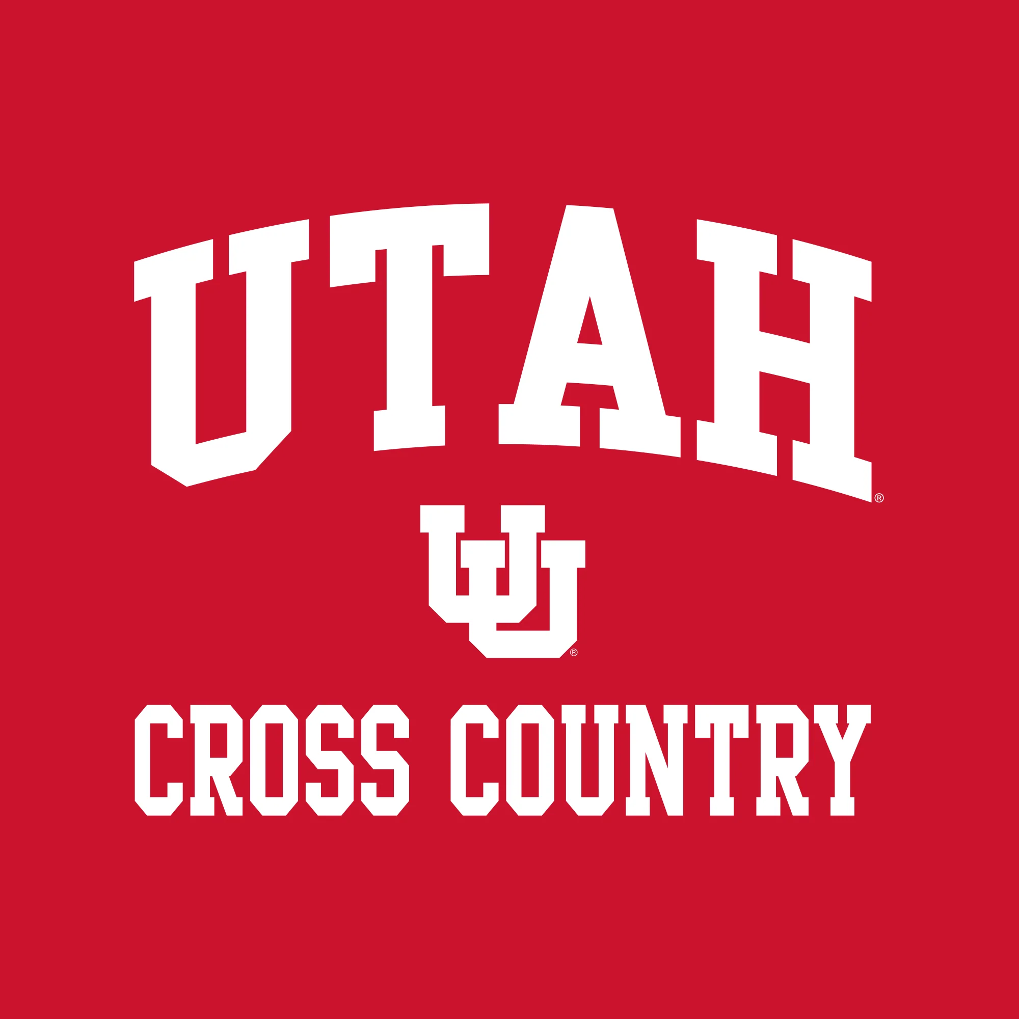 Utah Utes Arch Logo Cross Country Hoodie - Red - Image 2