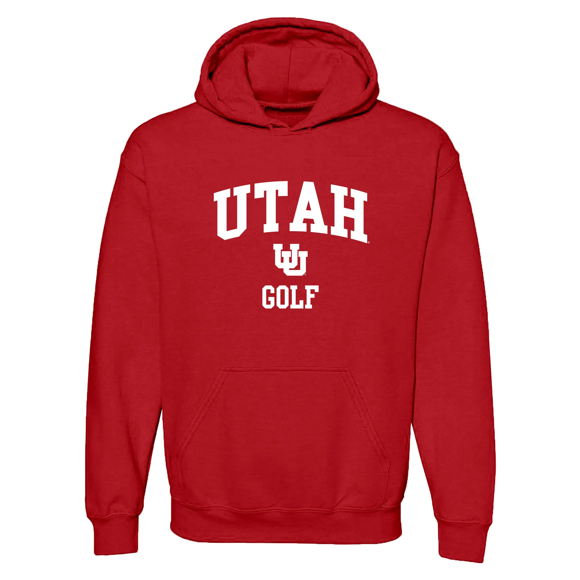 Utah Utes Arch Logo Golf Hoodie - Red