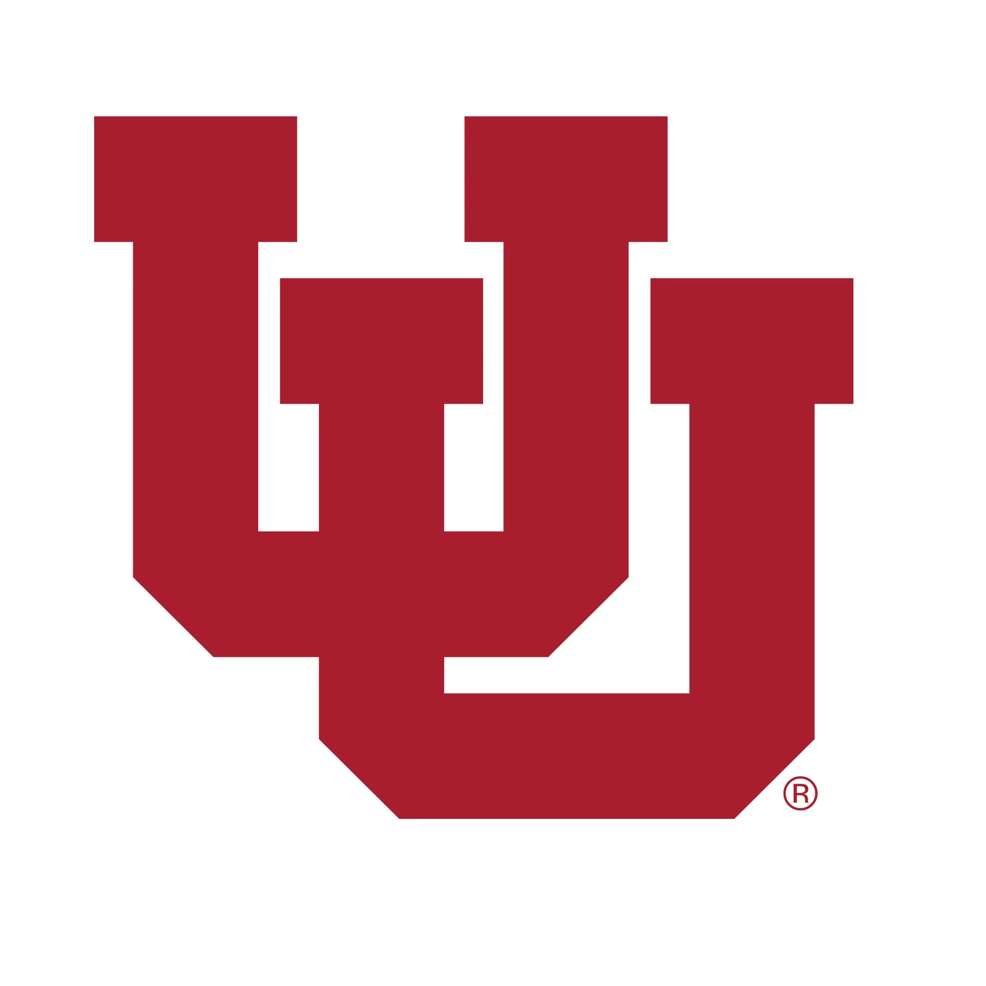 Utah Utes Primary Logo T-Shirt - White - Image 2