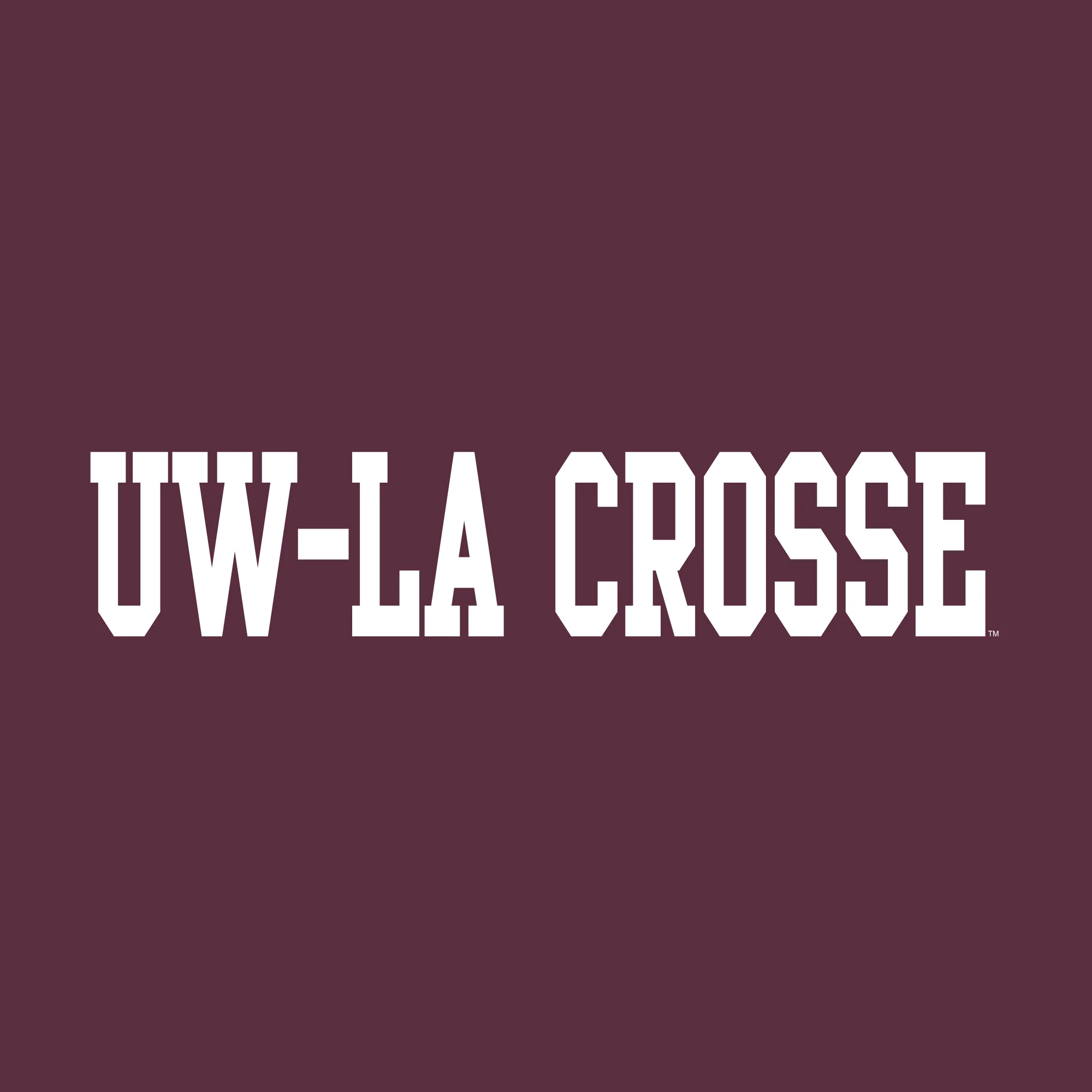 Wisconsin-La Crosse Basic Block Long Sleeve - Maroon - Image 2