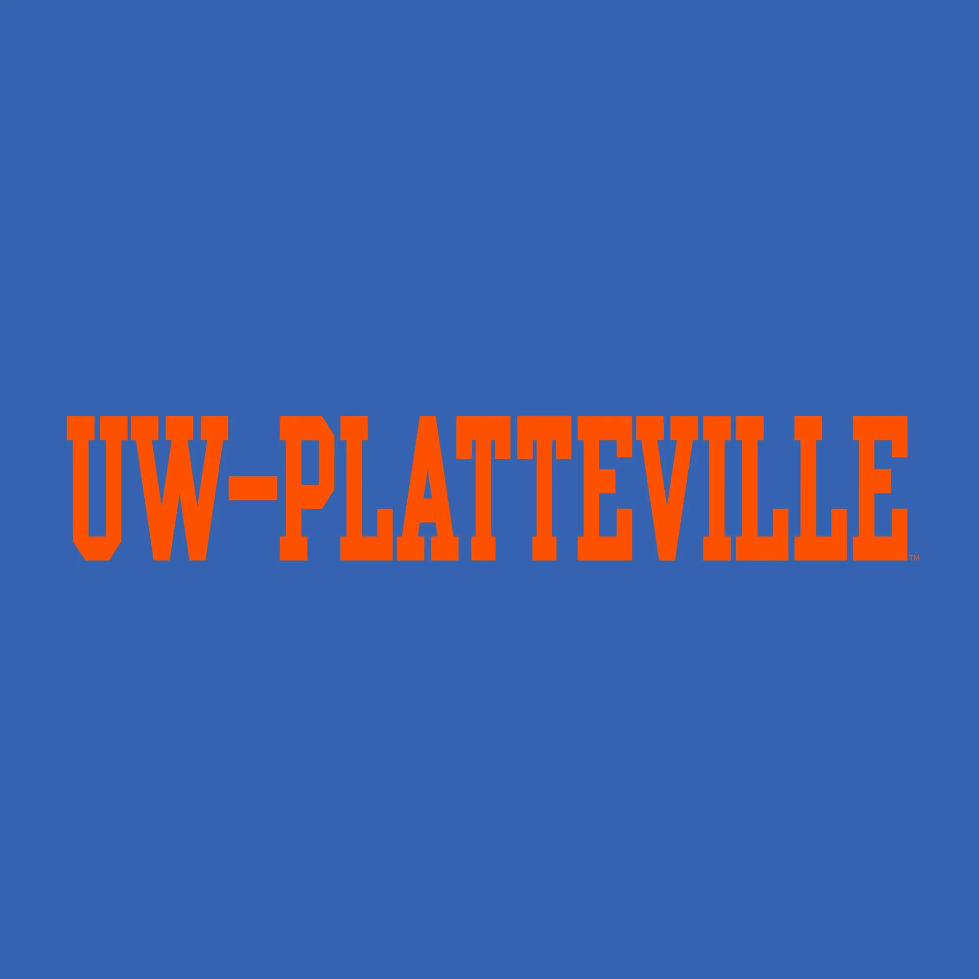 UW-Platteville Basic Block T-Shirt - Royal - Image 2