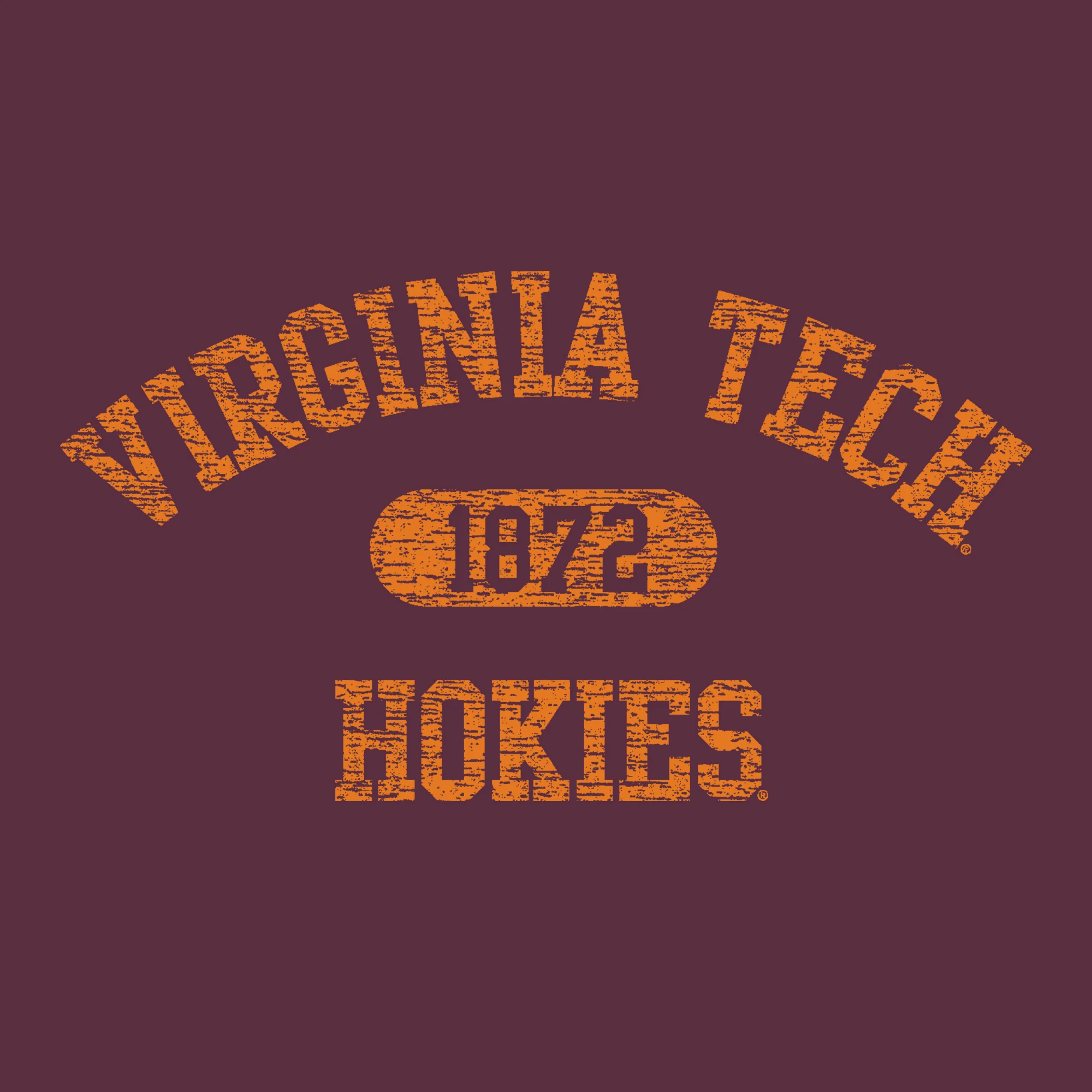 Virginia Tech Athletic Arch Hoodie - Maroon - Image 2