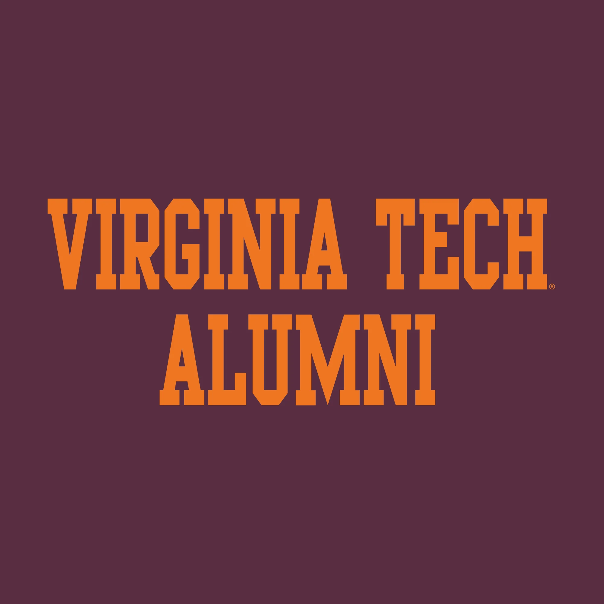 Virginia Tech Basic Block Alumni T-Shirt - Maroon - Image 2