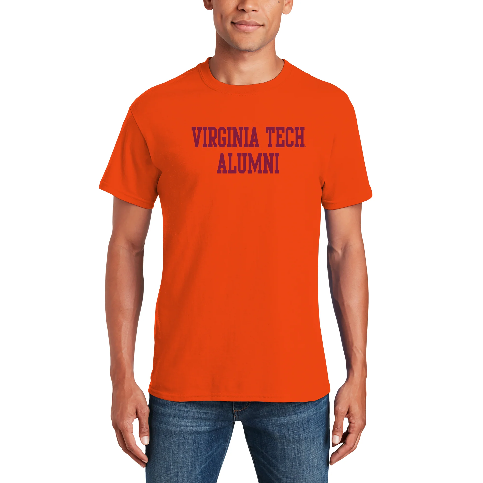 Virginia Tech Basic Block Alumni T-Shirt - Orange - Image 3